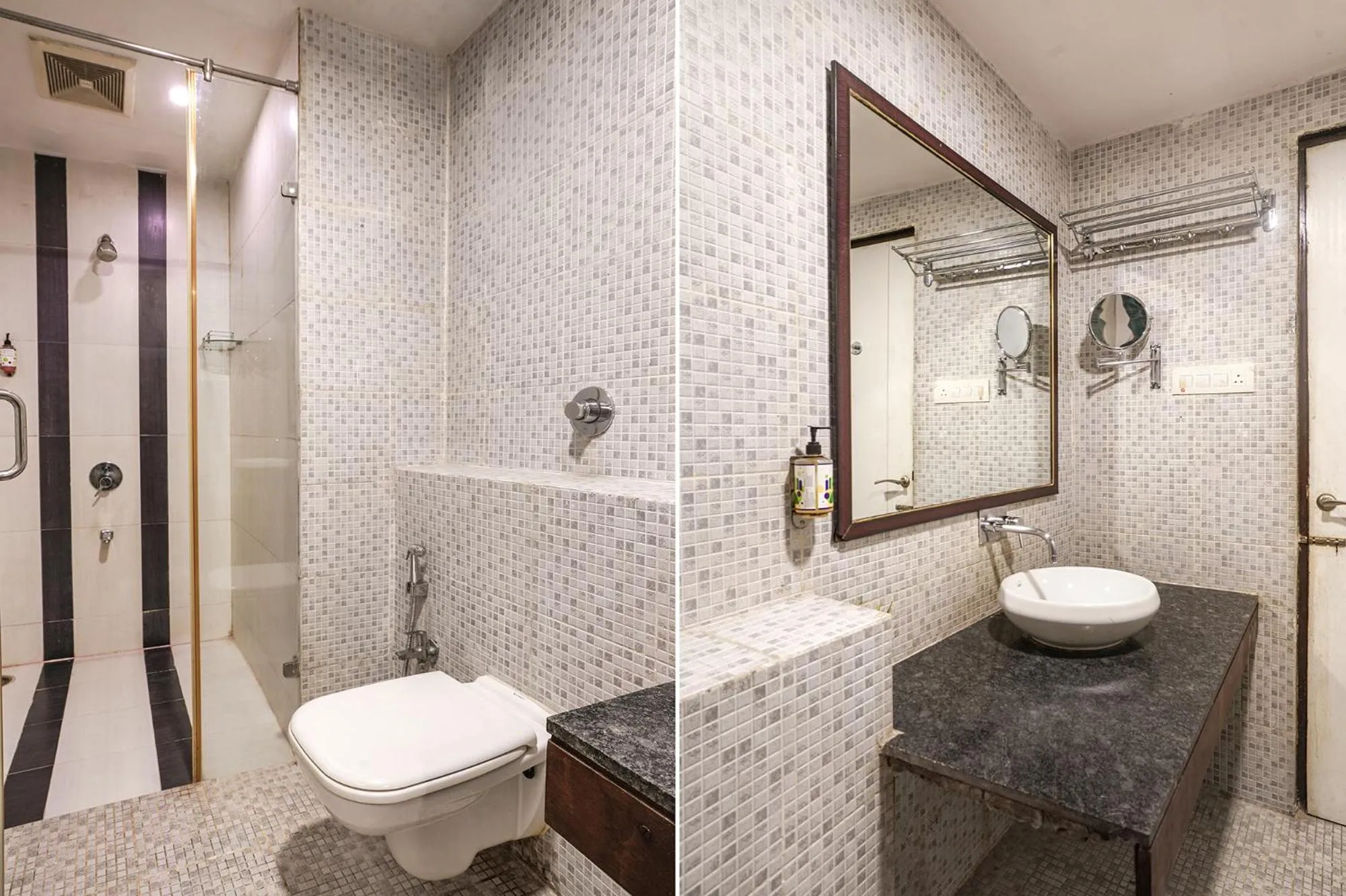 Bathroom in FabHotel WR Grand- Nr Citi Neuro Centre- Banjara Hills