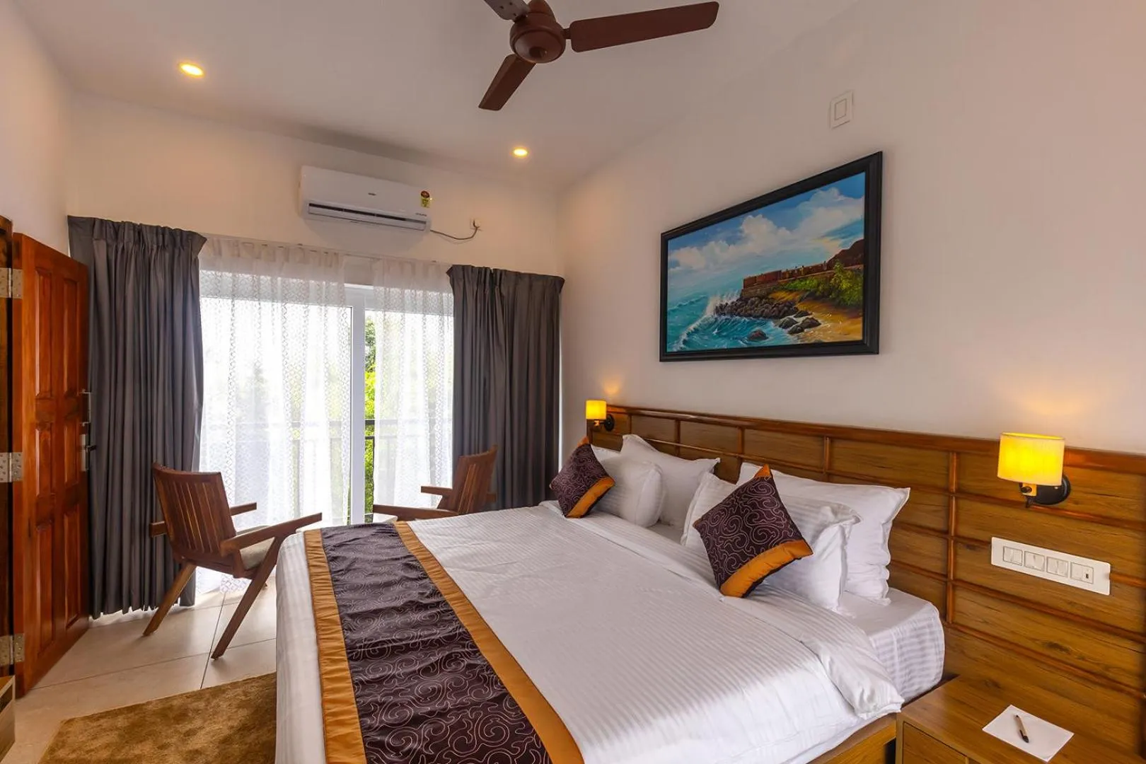 Property building, Bed in SandalMist Resort and Spa