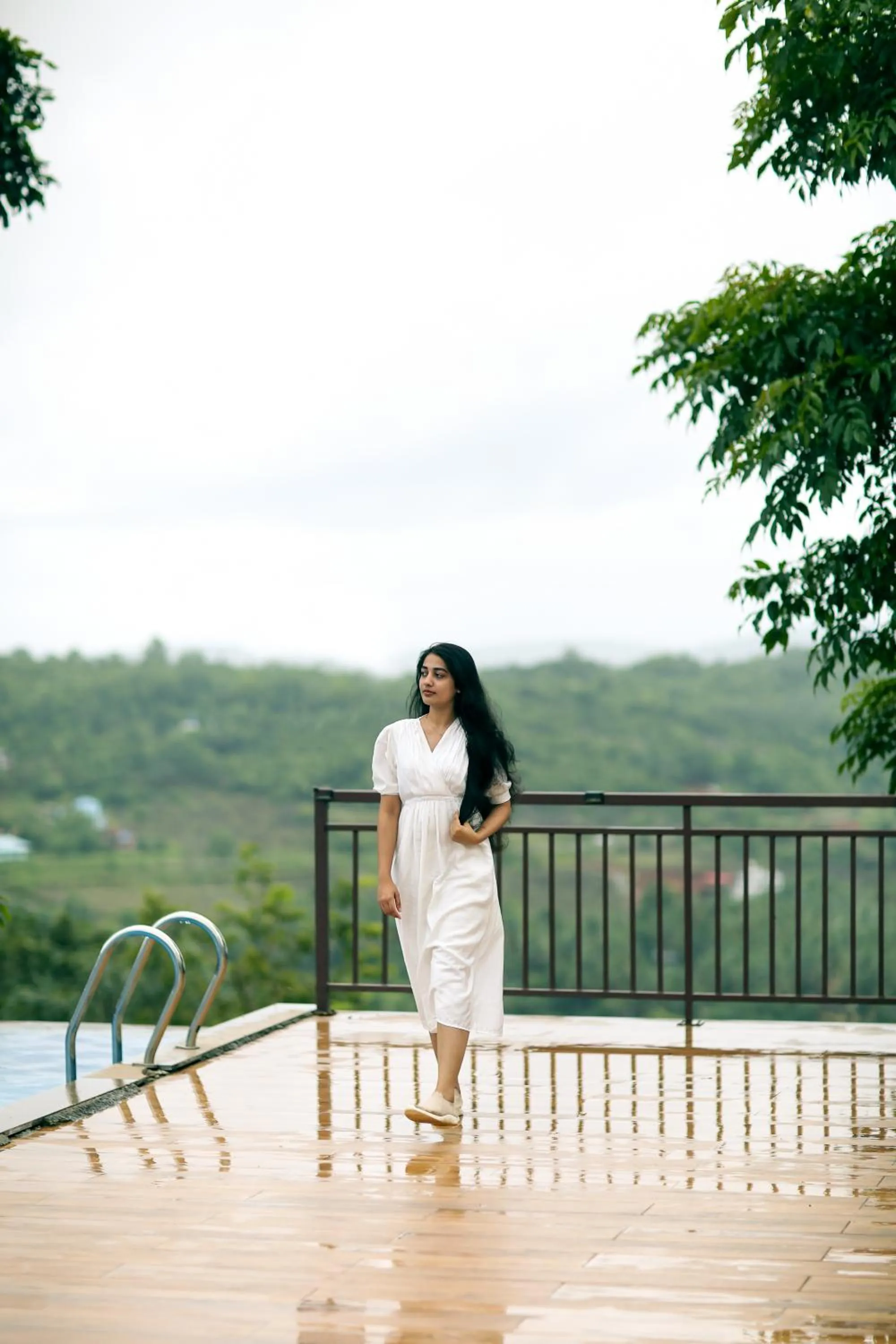 Pool view in SandalMist Resort and Spa