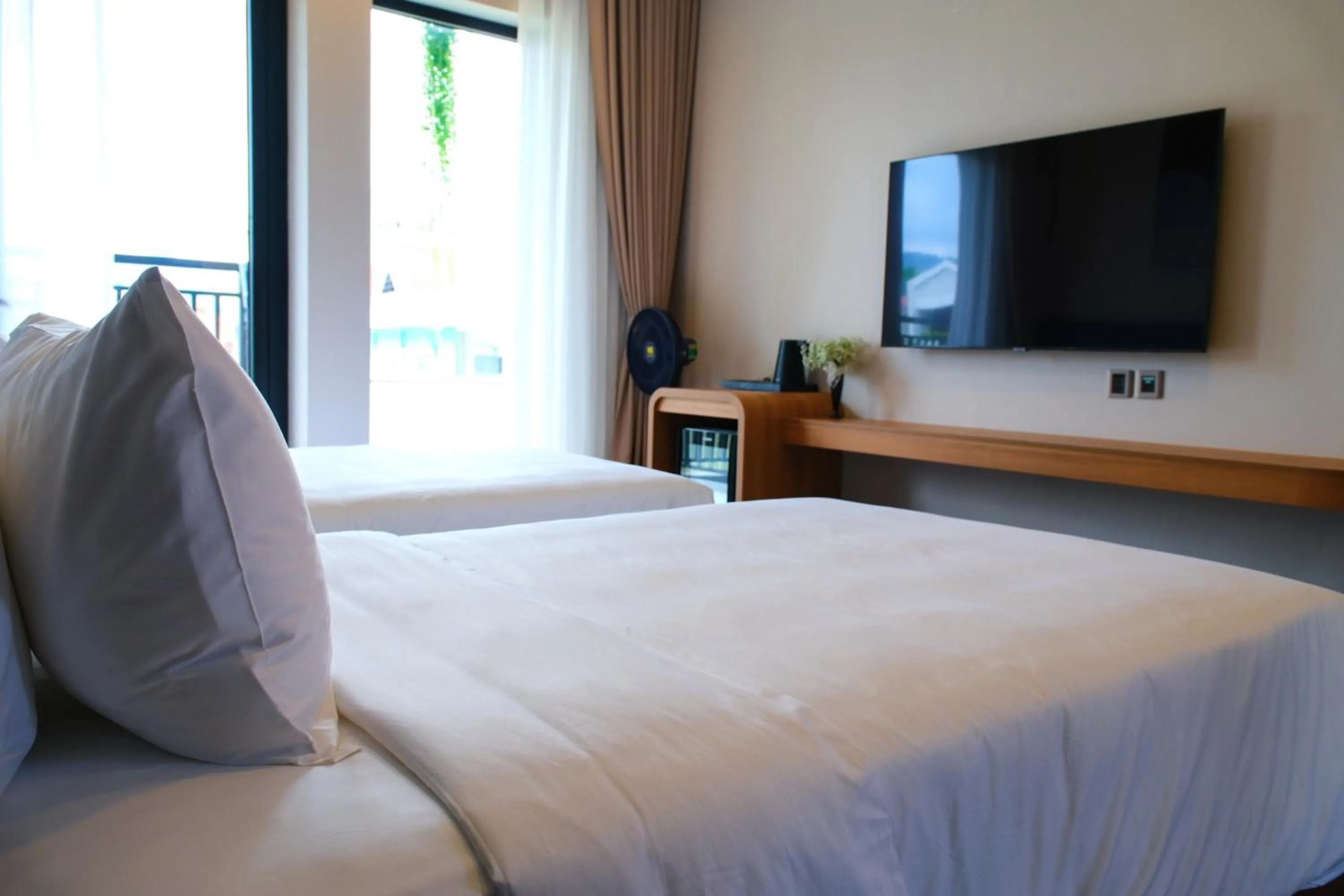 Bed in Indigen Riverside Hotel Cao Bang