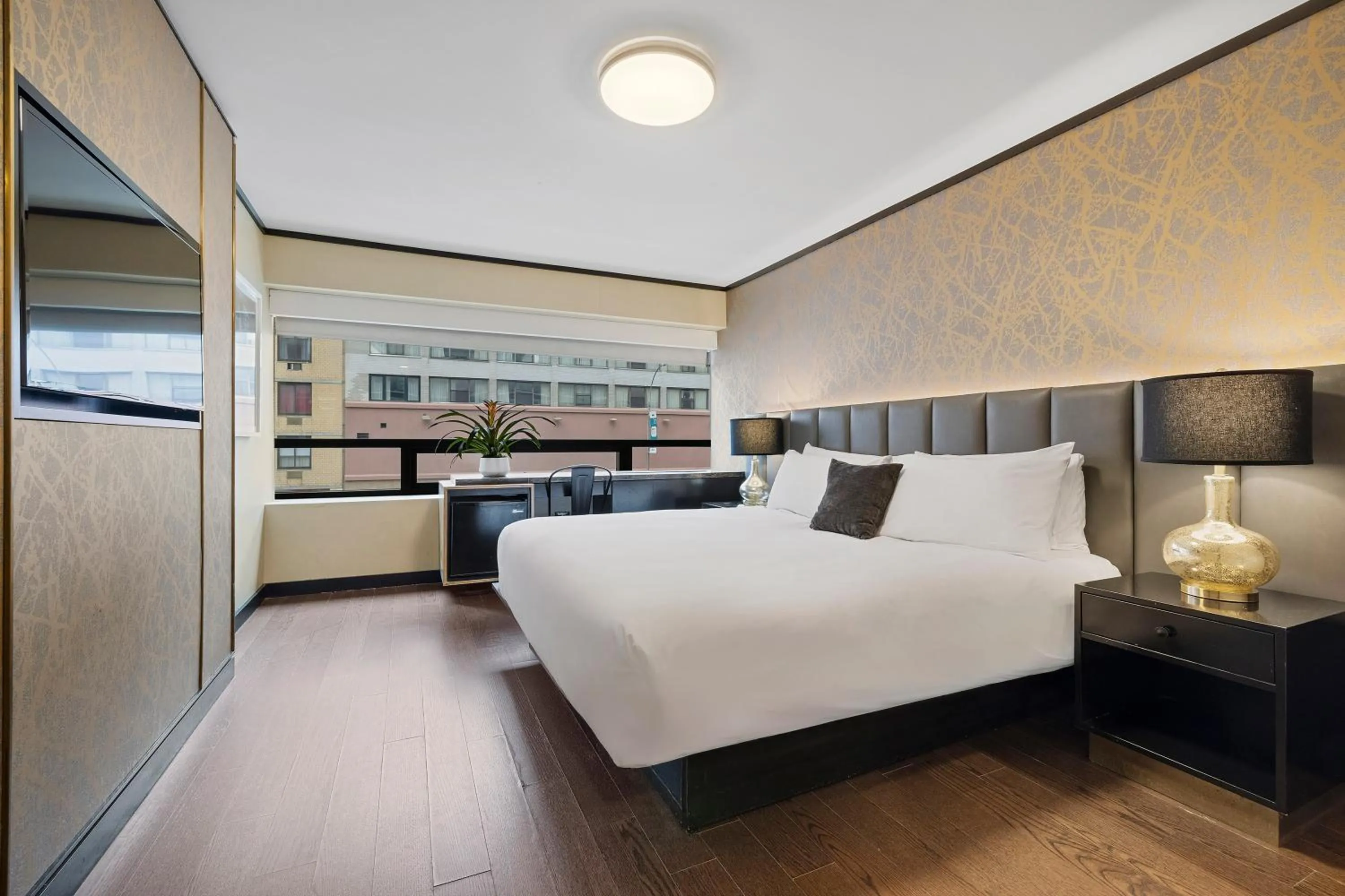 Bed in Hudson Yards Hotel