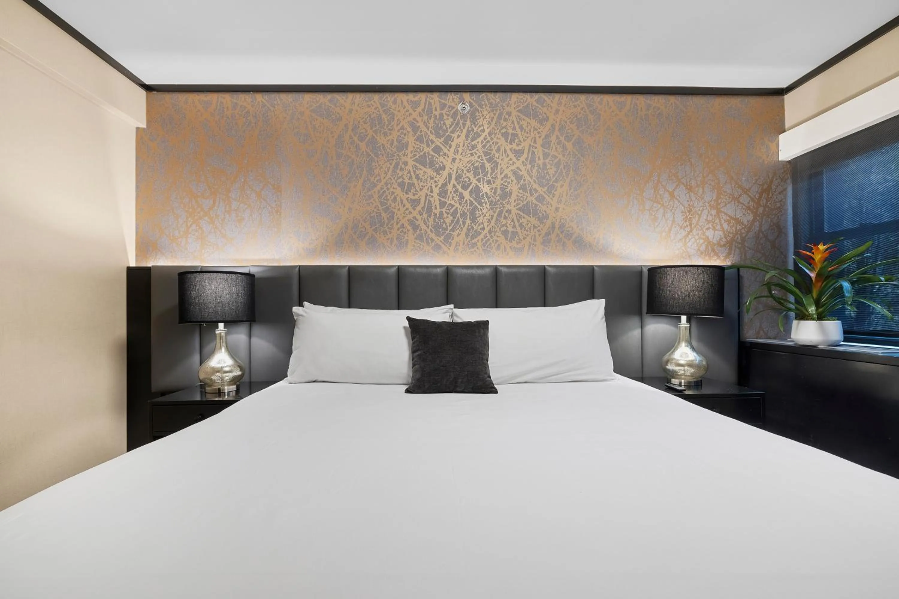 Bed in Hudson Yards Hotel