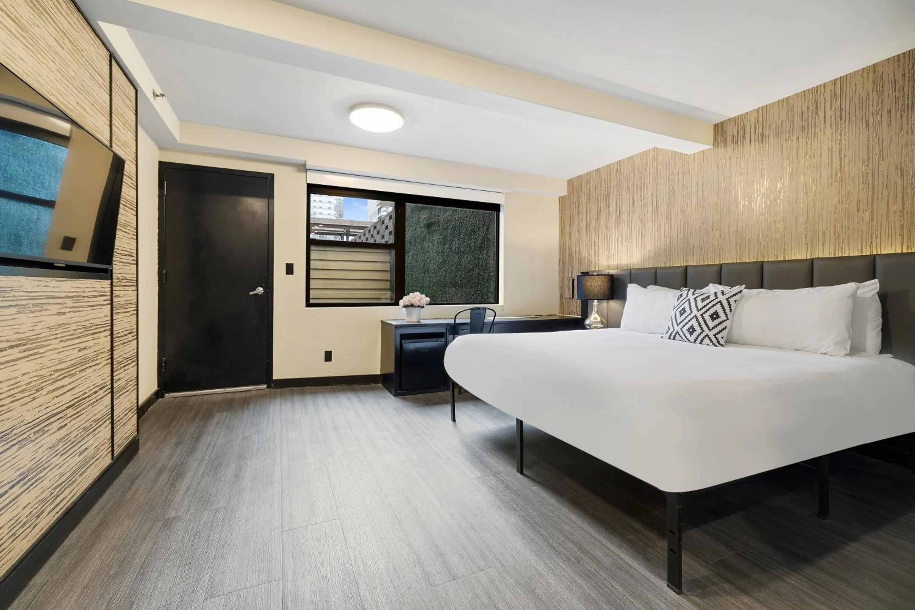 Bed in Hudson Yards Hotel