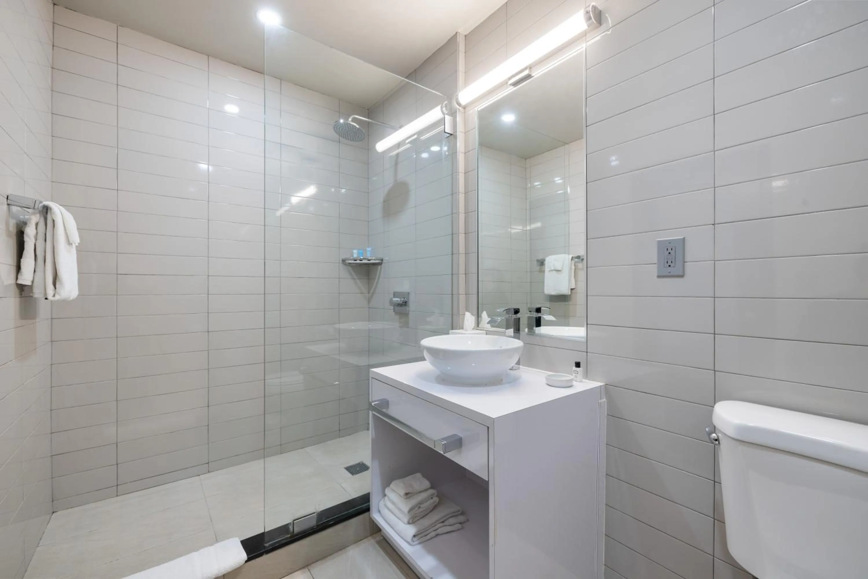 Shower in Hudson Yards Hotel