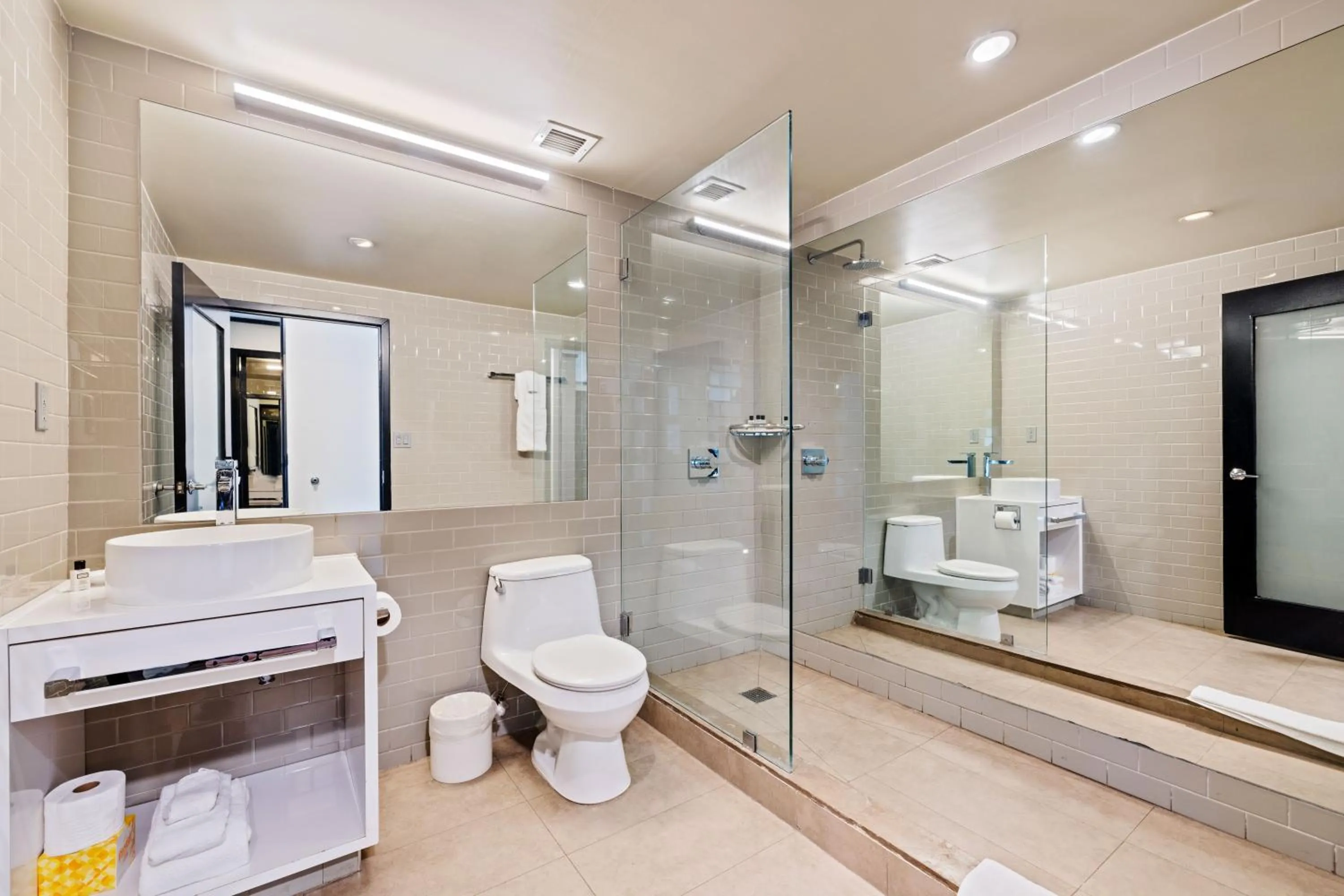 Shower in Hudson Yards Hotel