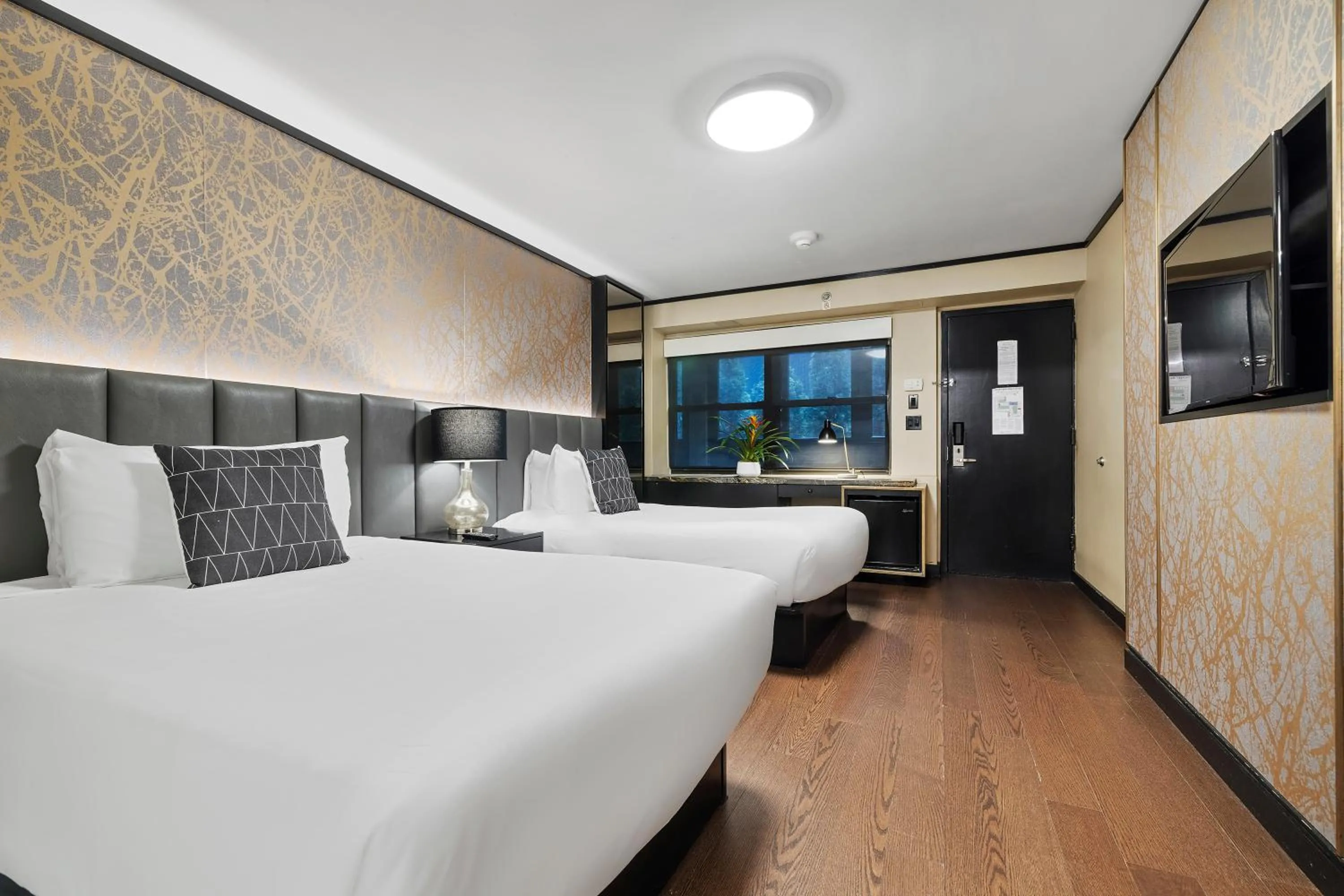 Bed in Hudson Yards Hotel