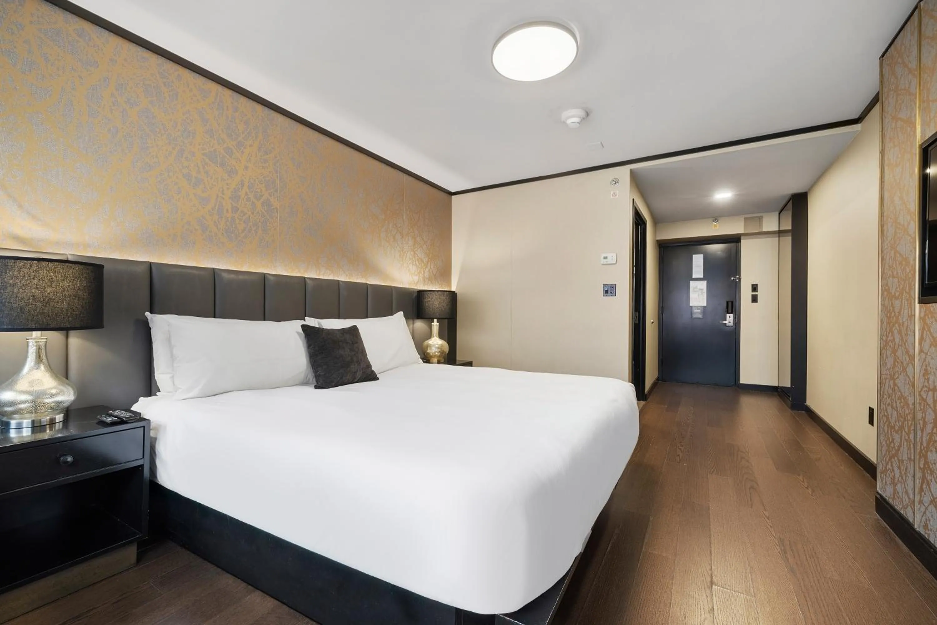 Bed in Hudson Yards Hotel