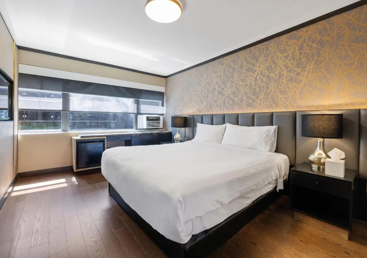 Bed in Hudson Yards Hotel