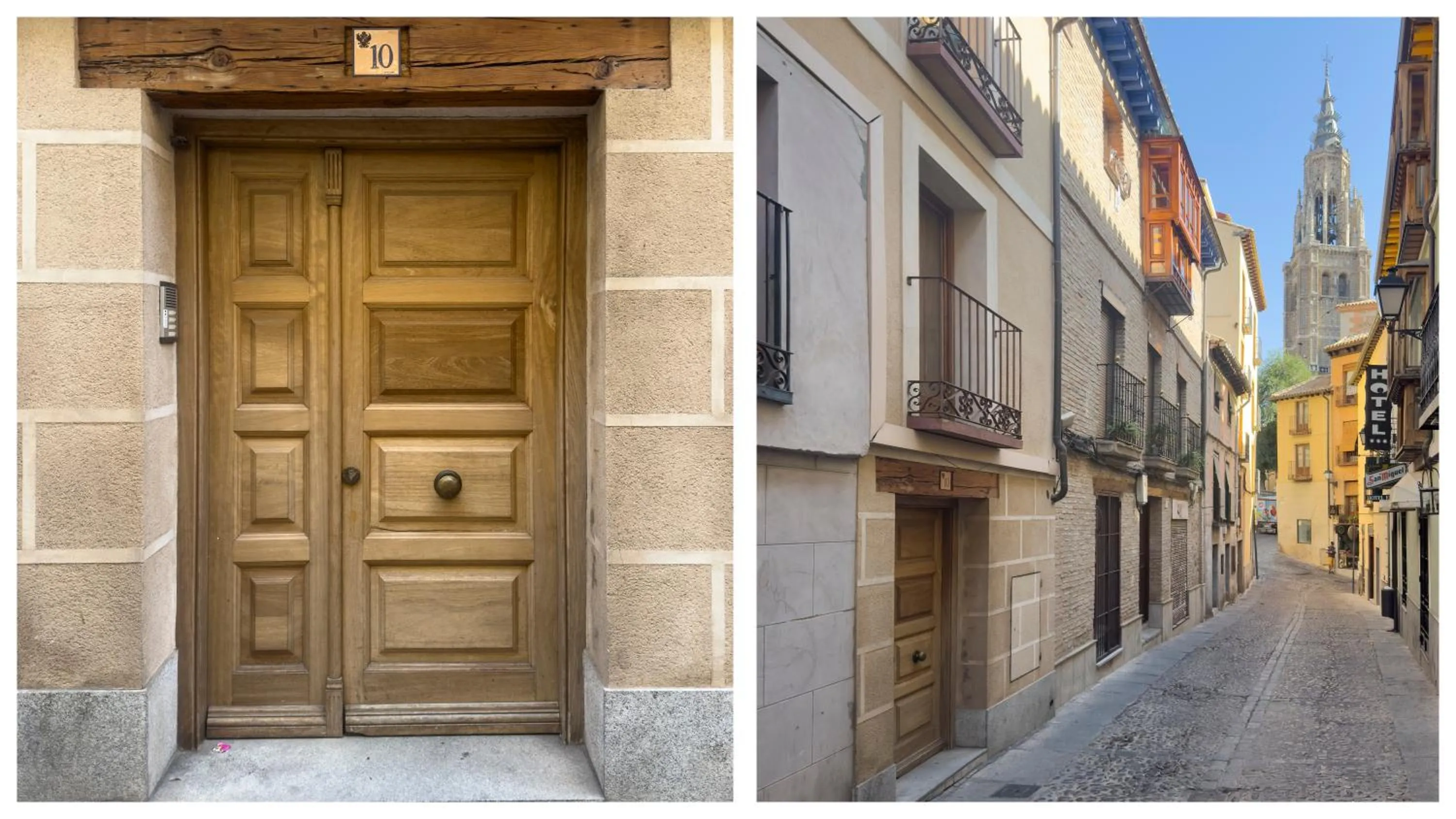 Facade/entrance in El Capricho de Toledo