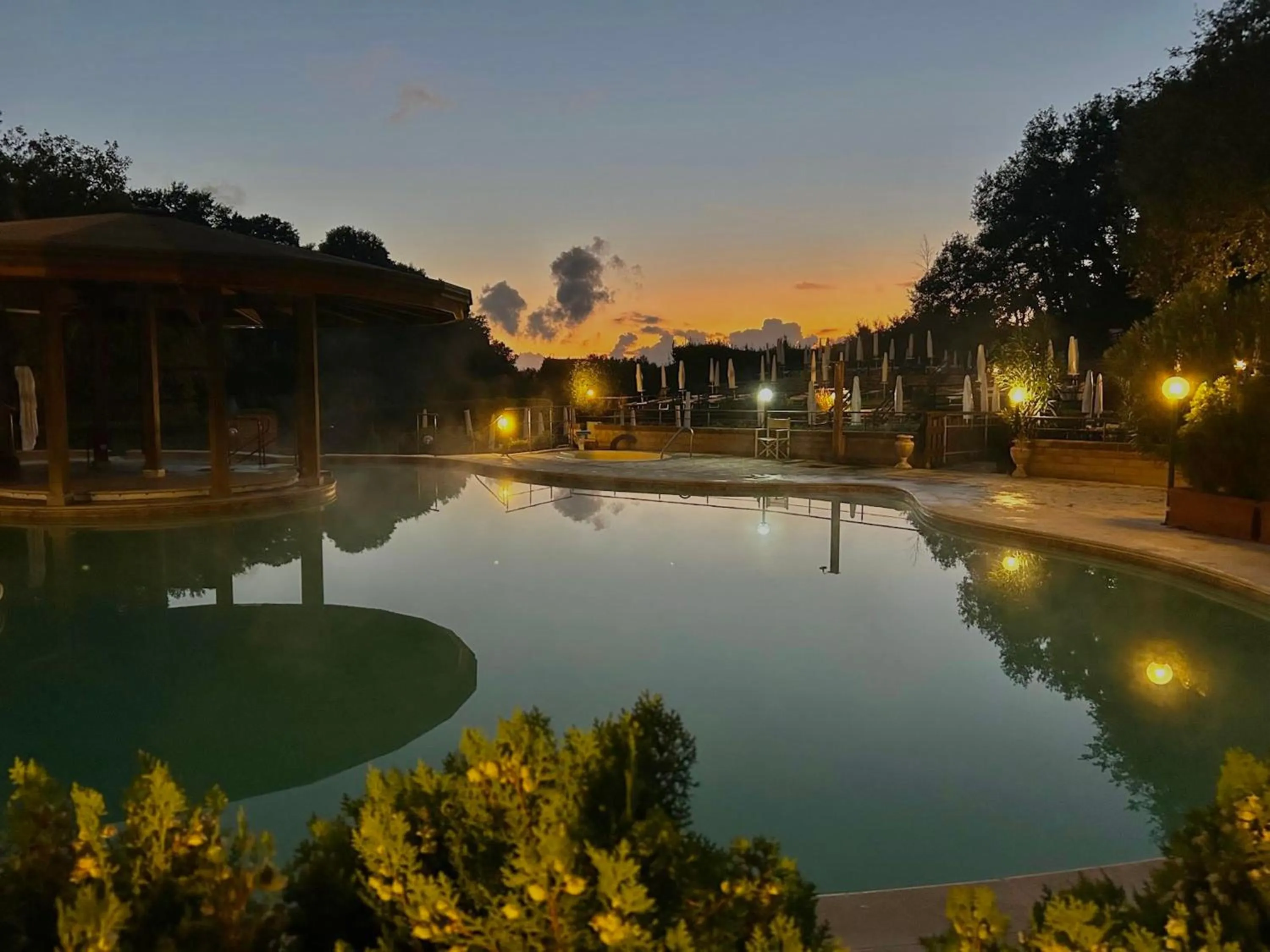 Swimming pool in Residence with swimming-pool and thermal pools in Sorano