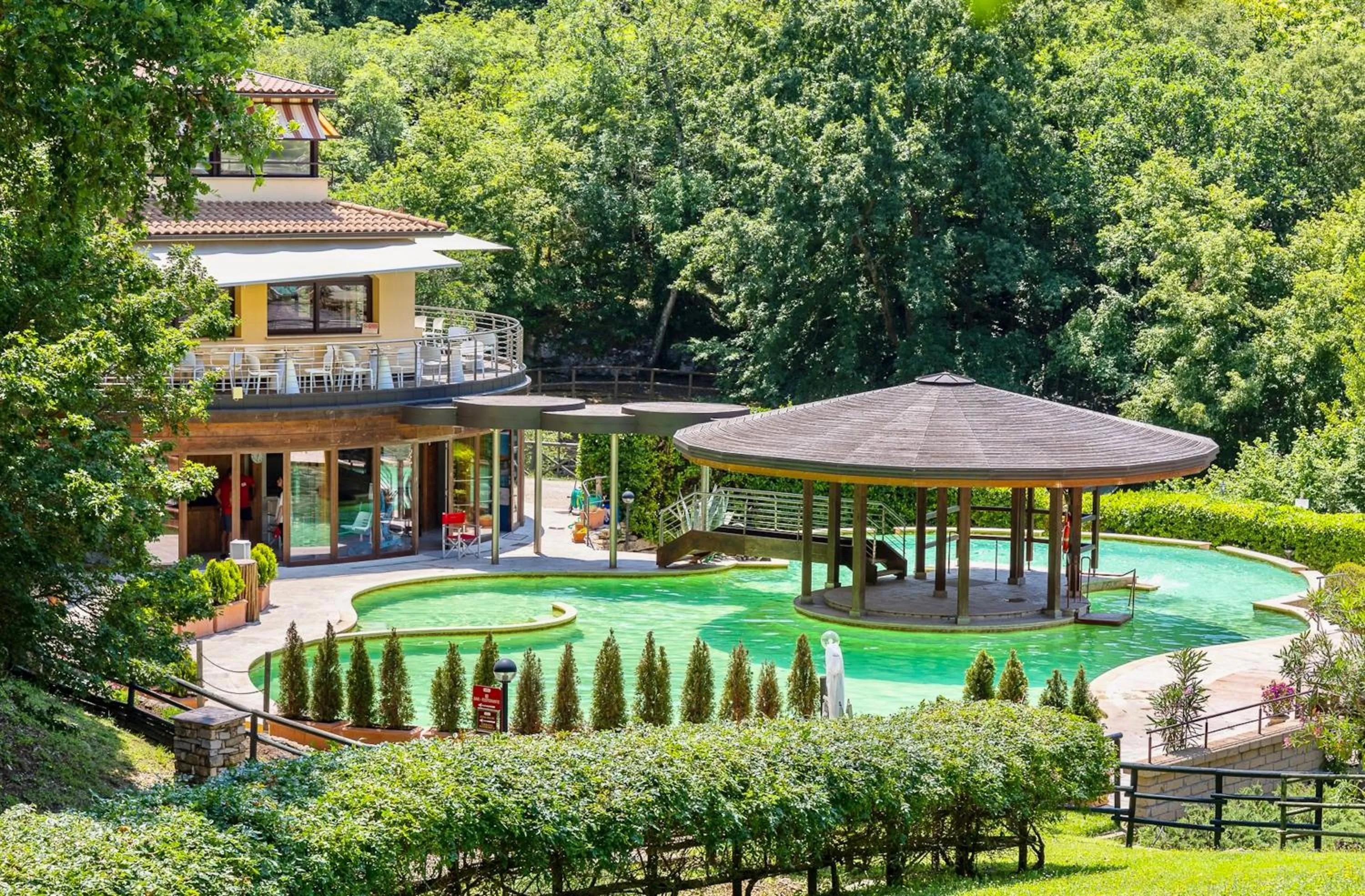 Swimming pool in Residence with swimming-pool and thermal pools in Sorano