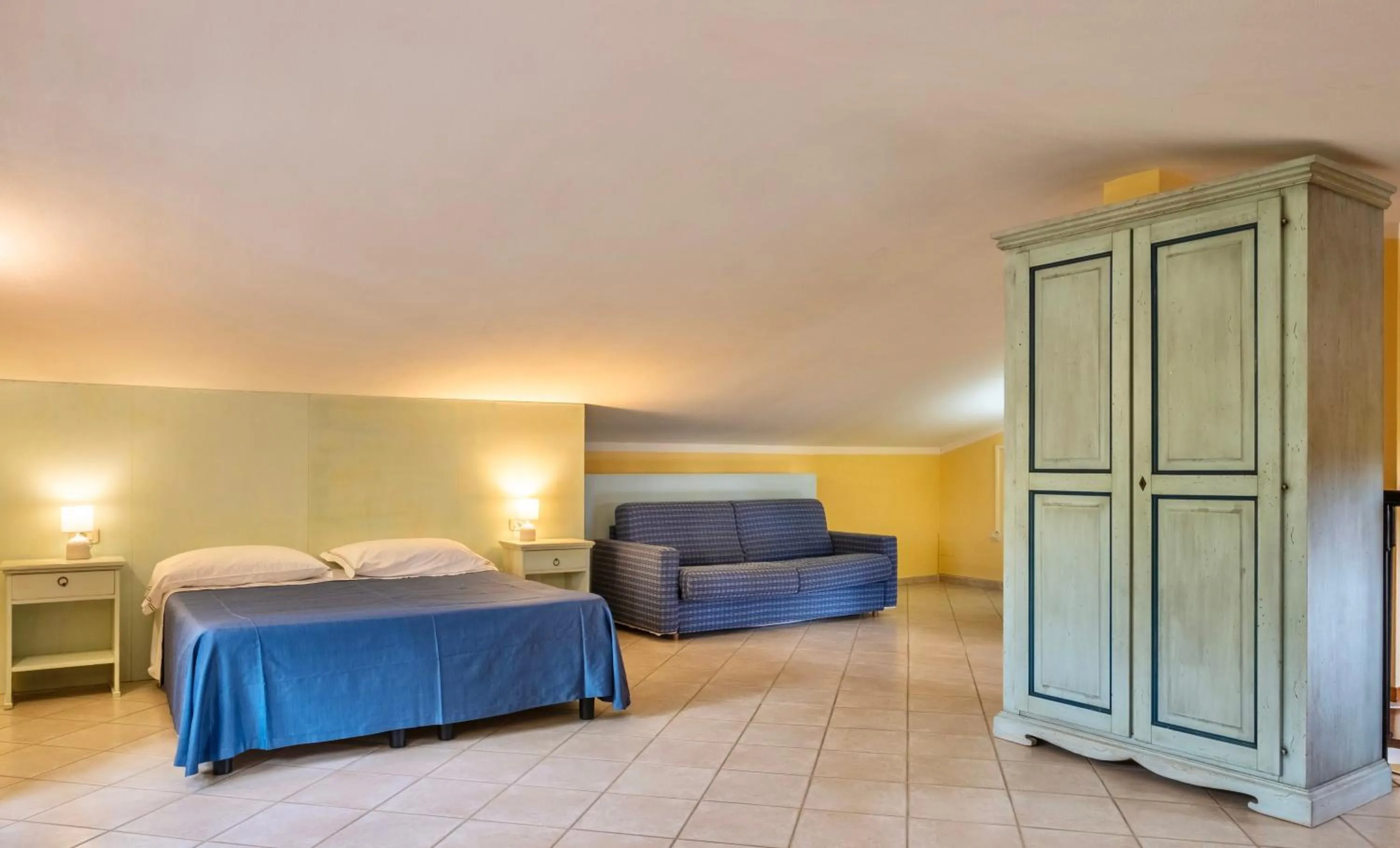 Bedroom, Bed in Residence with swimming-pool and thermal pools in Sorano