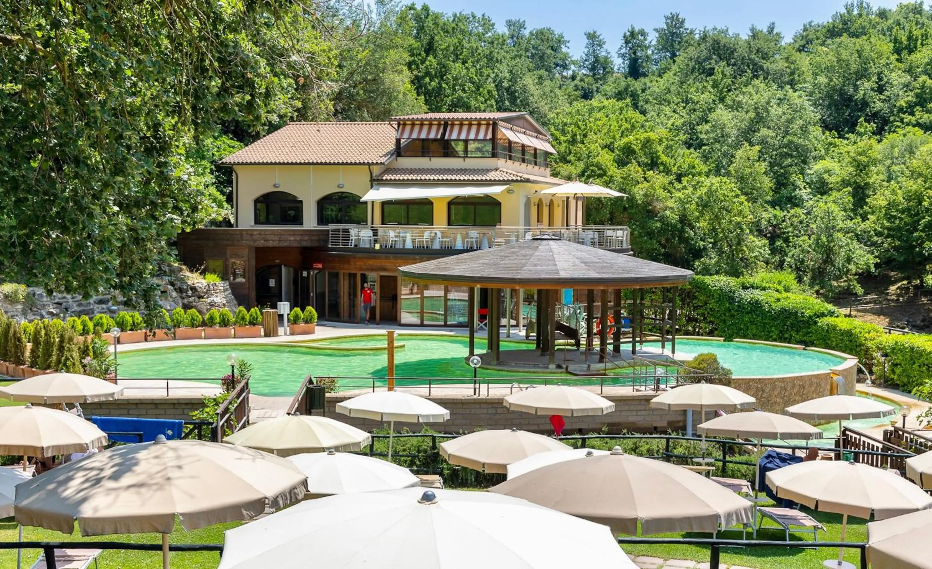 Swimming pool in Residence with swimming-pool and thermal pools in Sorano