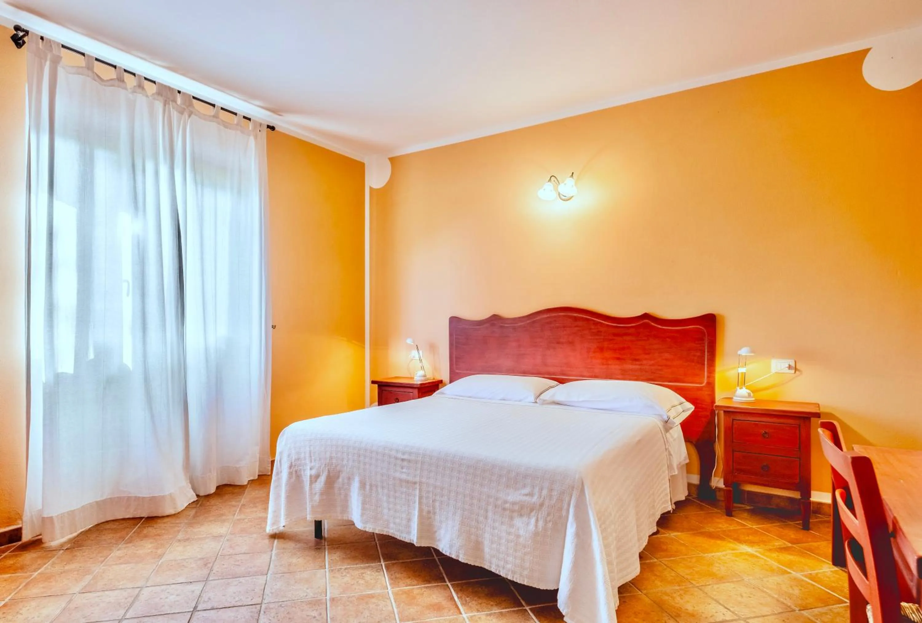 Bedroom, Bed in Residence with swimming-pool and thermal pools in Sorano