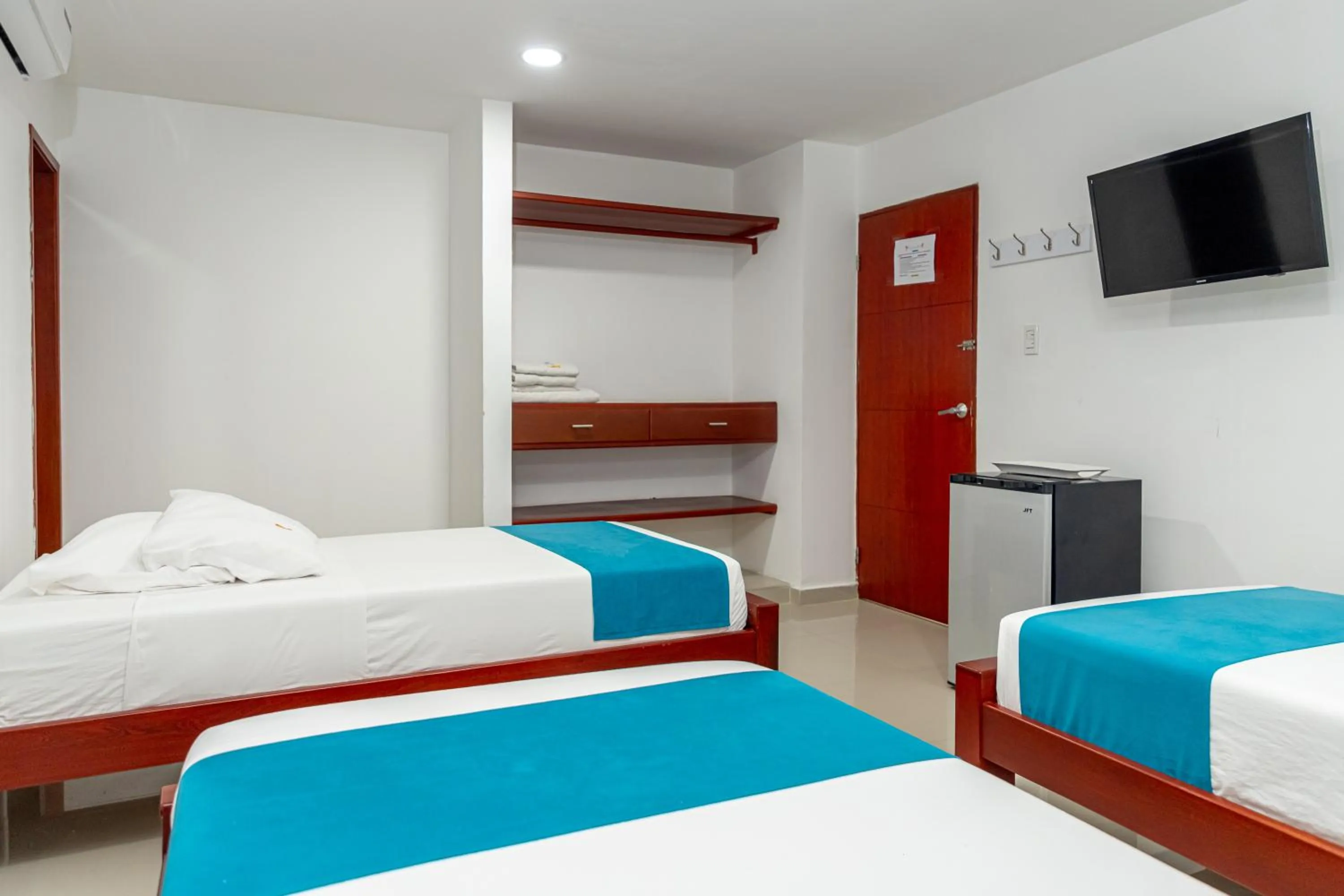 Bed in Hotel Aguamarina