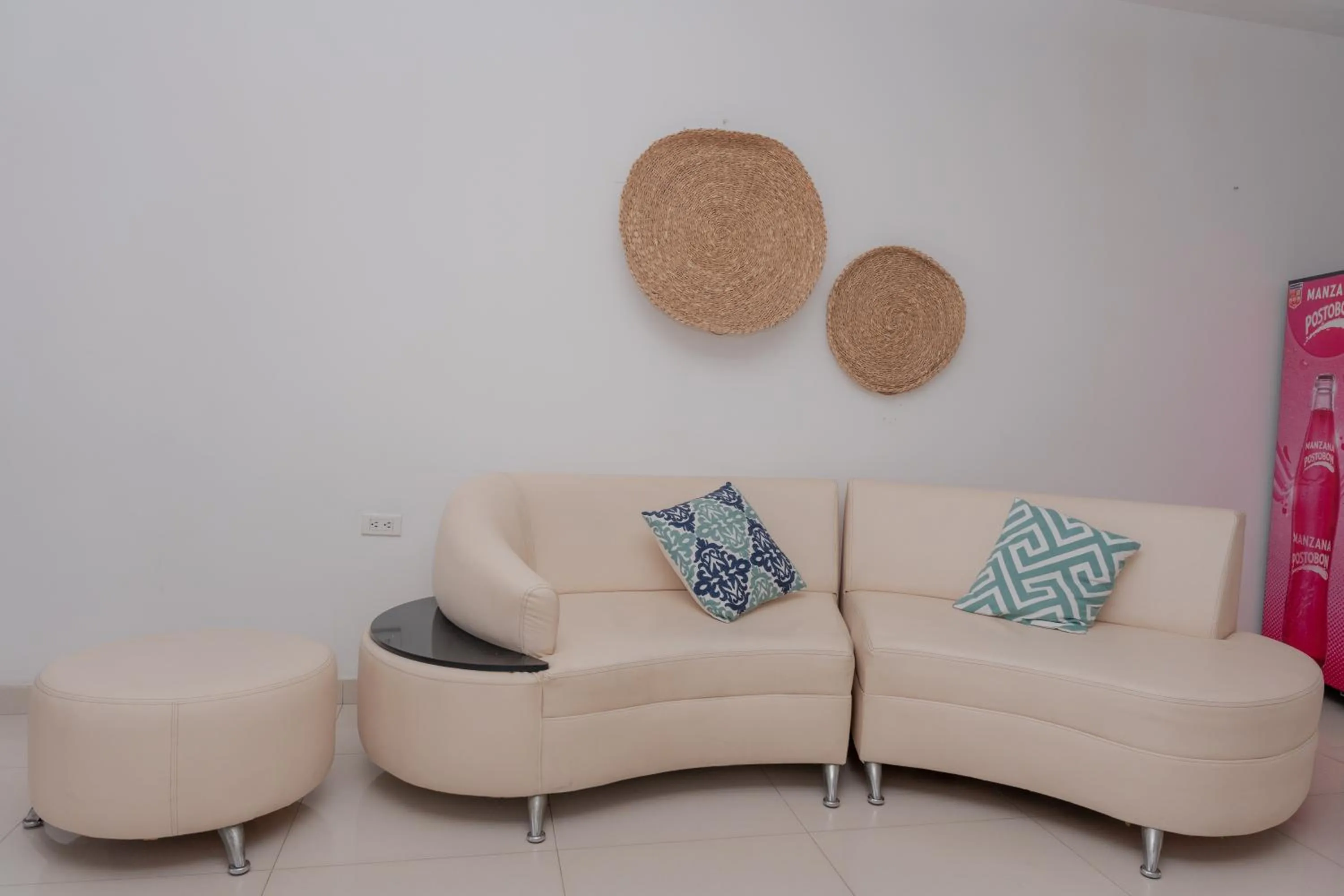 Living room in Hotel Aguamarina