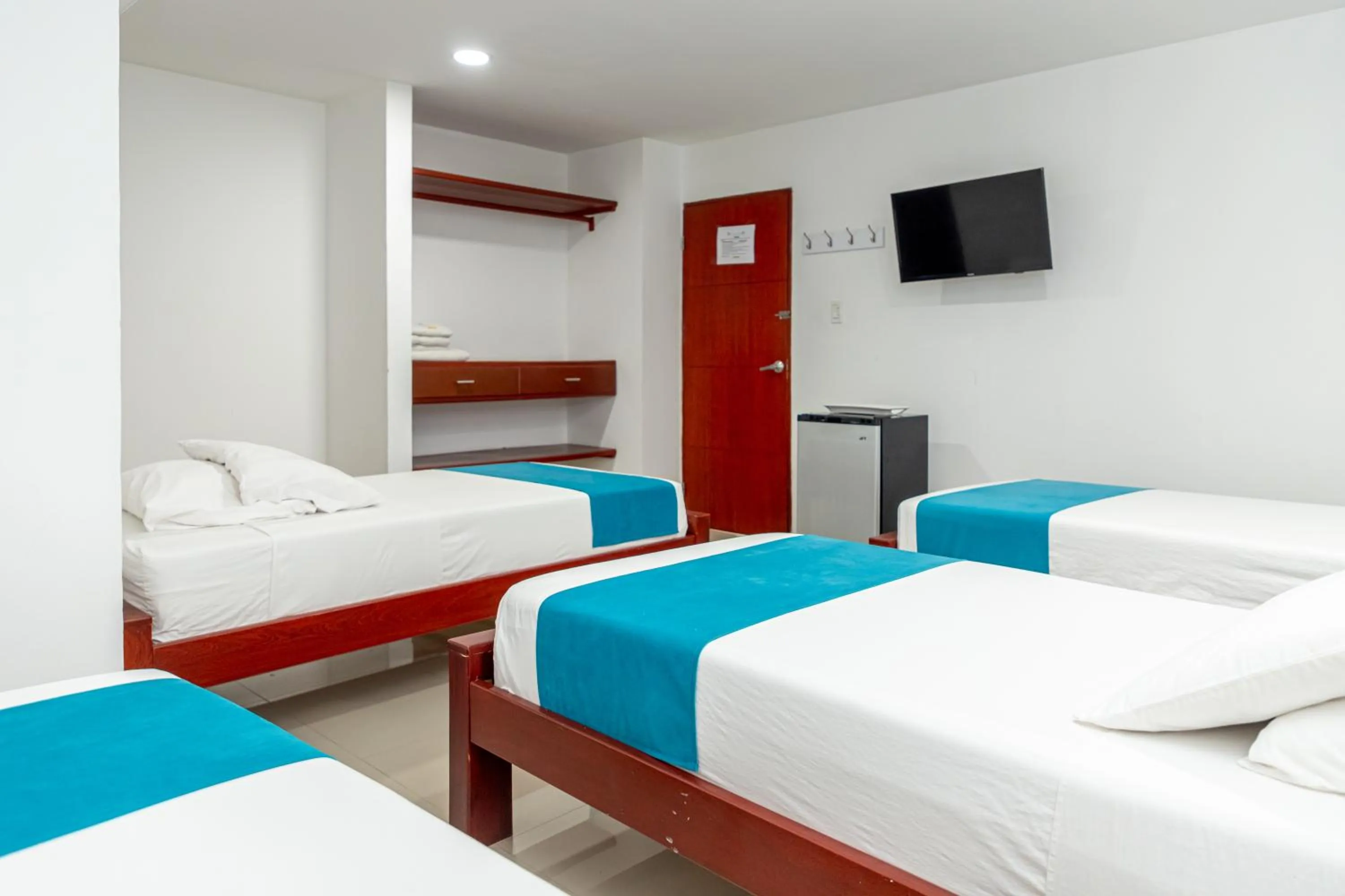 Bed in Hotel Aguamarina