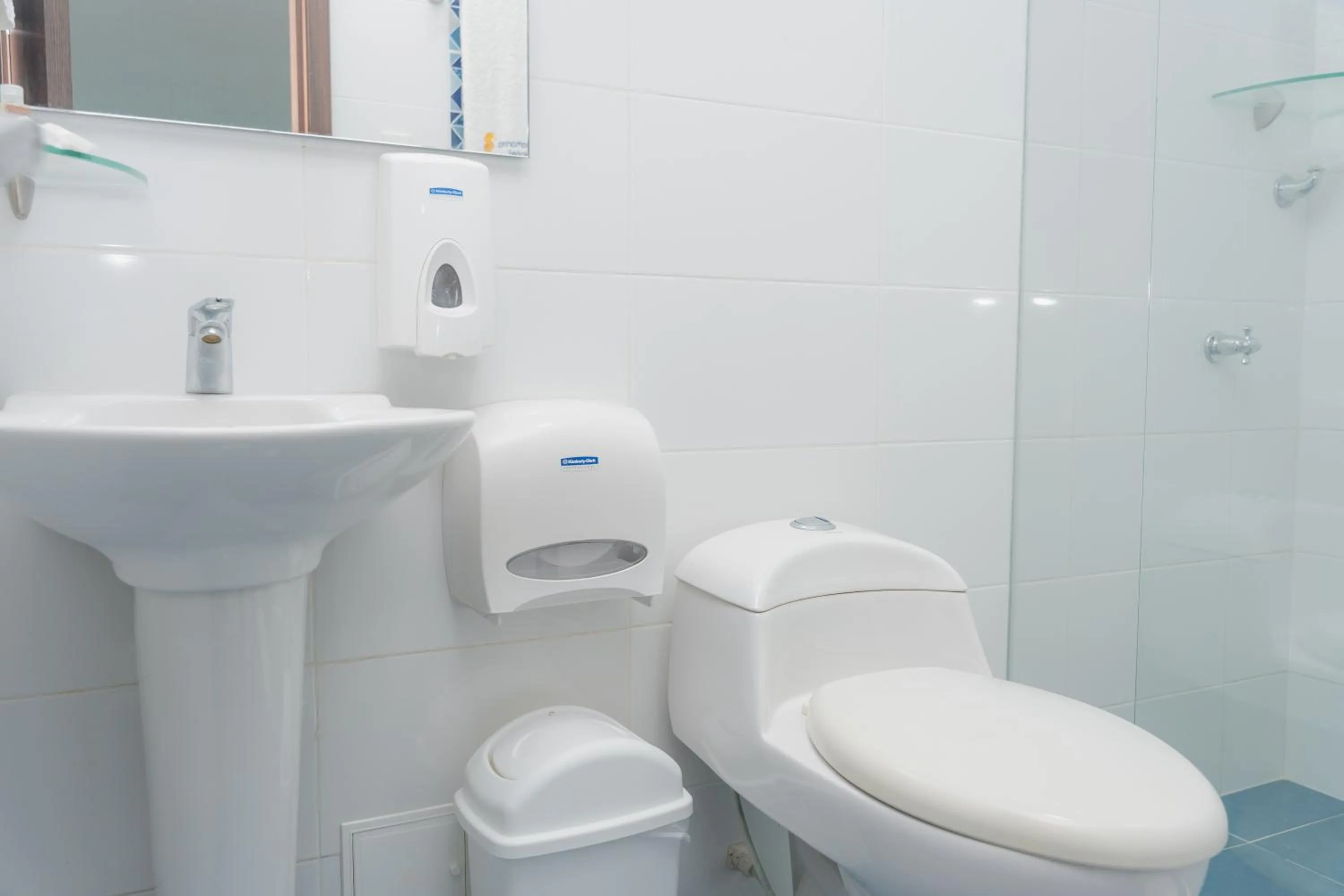 Bathroom in Hotel Aguamarina