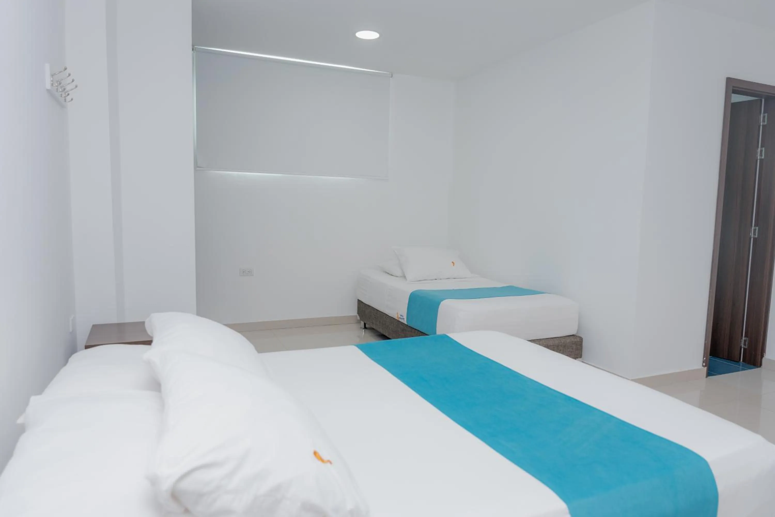 Bed in Hotel Aguamarina