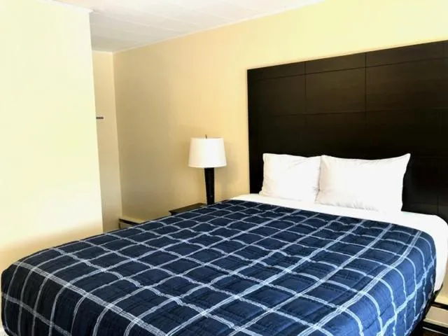 Bed in Gratiot View Motel