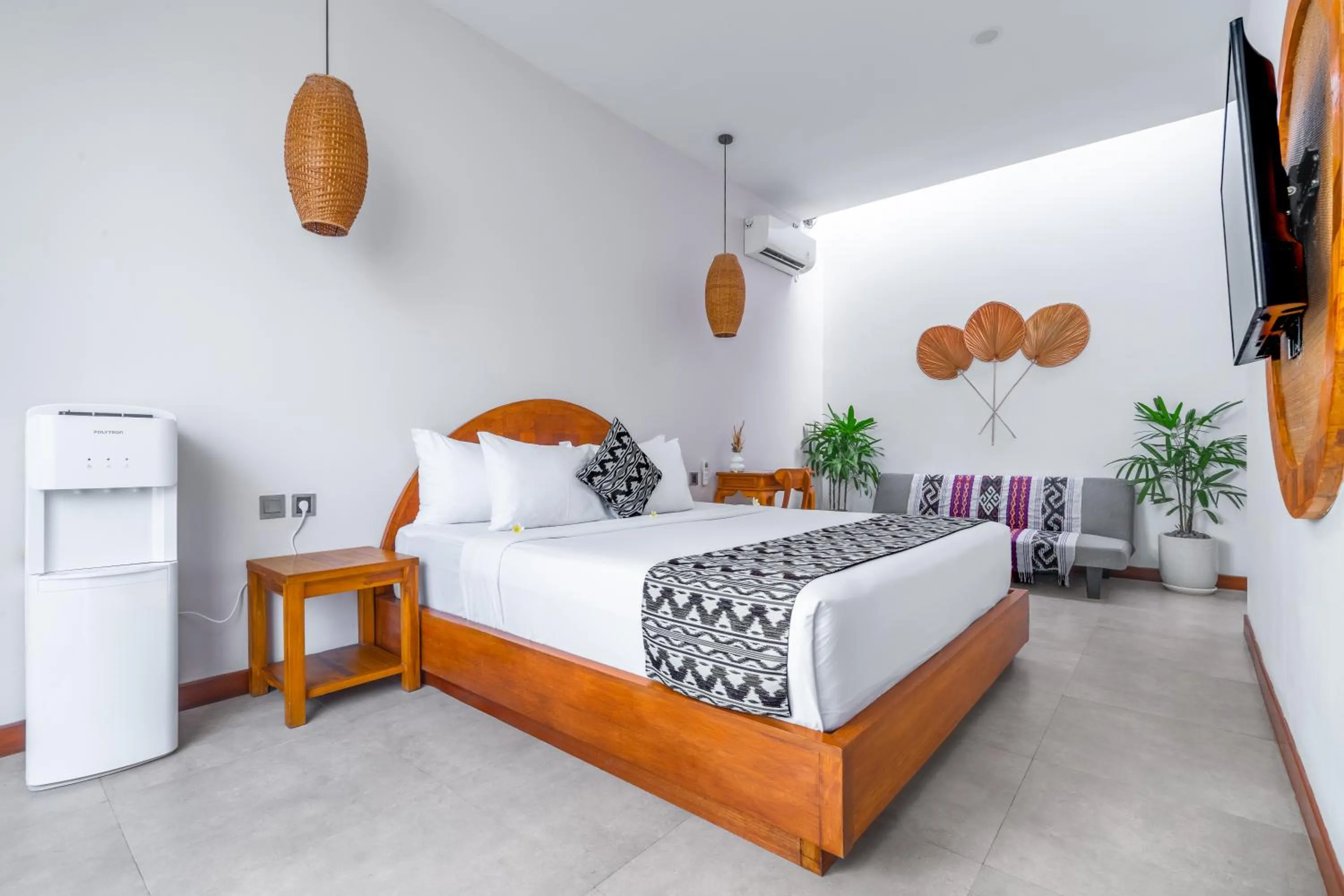 Bedroom, Bed in Villa Felicia Canggu By Moria