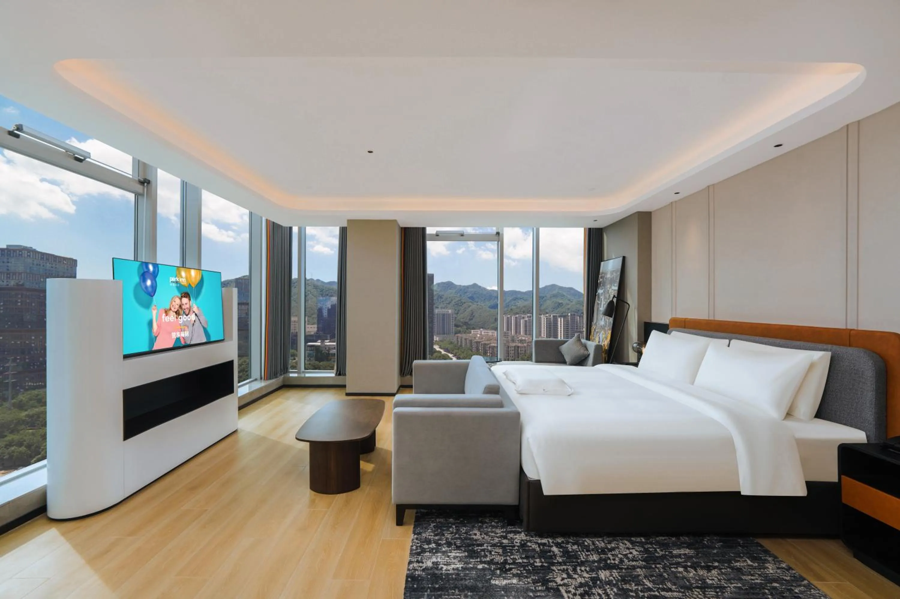 Bedroom, Bed in Park Inn by Radisson Hangzhou Fuyang Wildlife