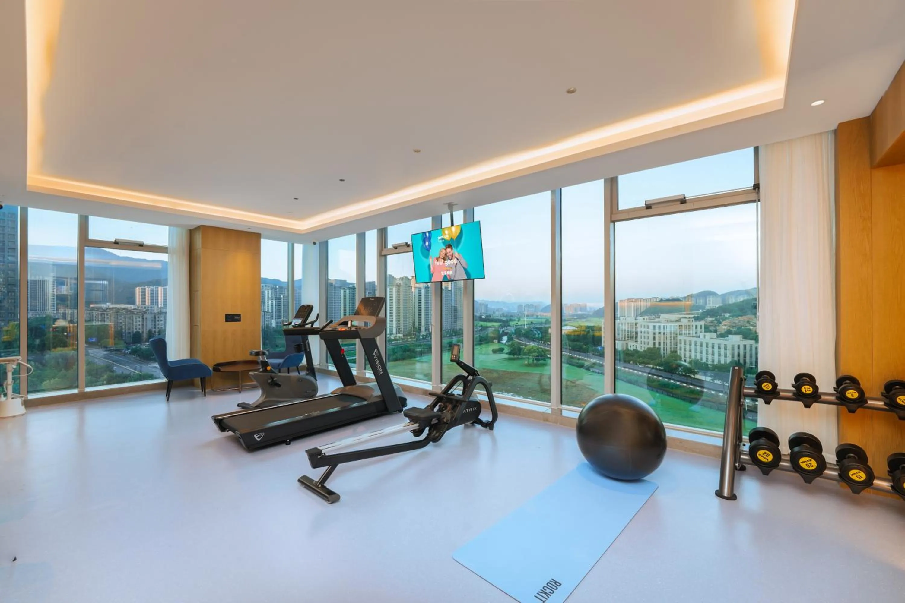 Fitness centre/facilities in Park Inn by Radisson Hangzhou Fuyang Wildlife