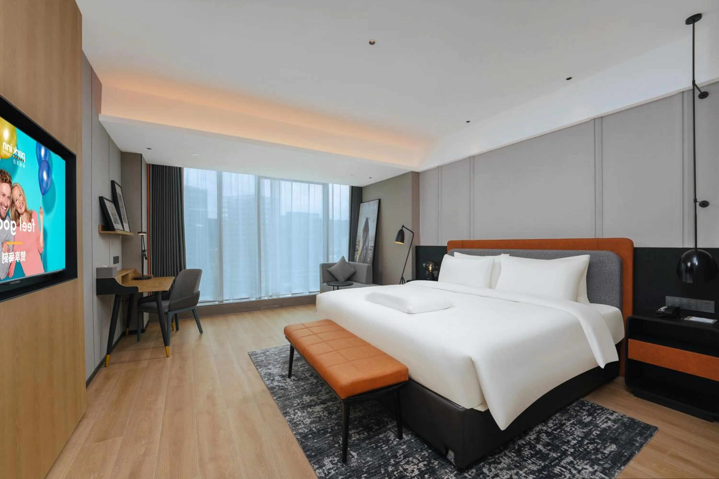 Photo of the whole room, Bed in Park Inn by Radisson Hangzhou Fuyang Wildlife
