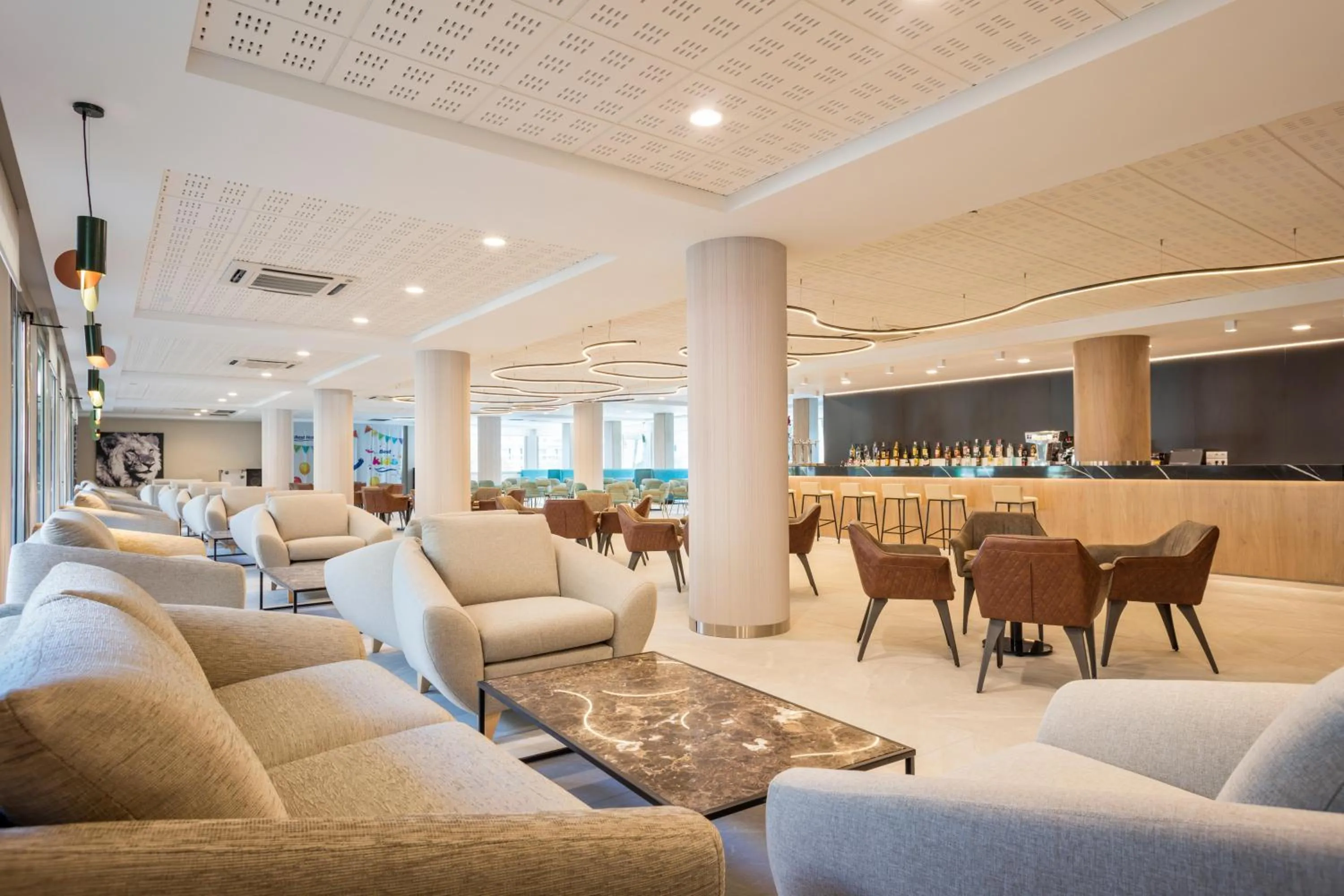 Lounge or bar in Hotel Best Mediterraneo