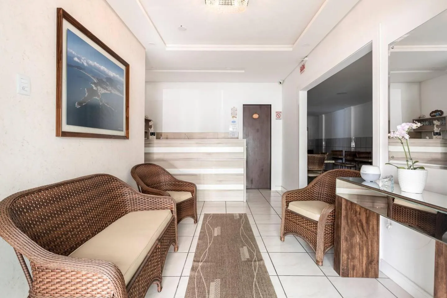 Lobby or reception in Pousada Enseada dos Golfinhos