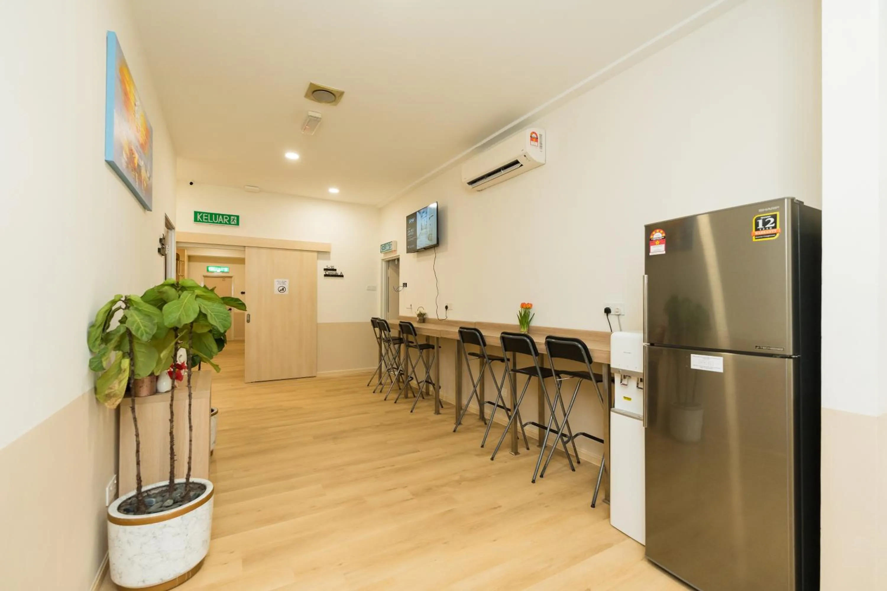 Dining area in LumaNest Senawang