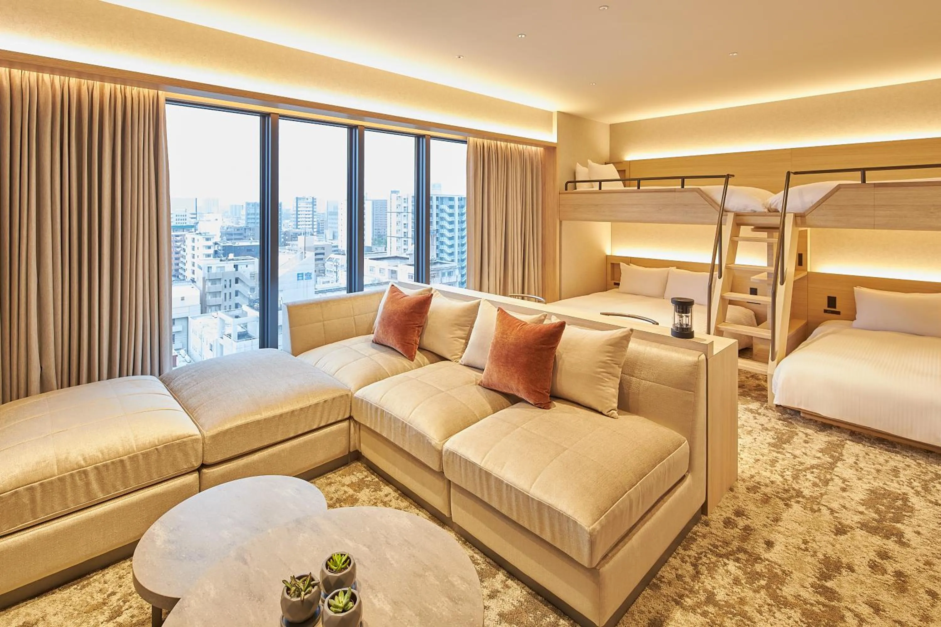 Photo of the whole room, Bed in FAV LUX Kagoshima Tenmonkan