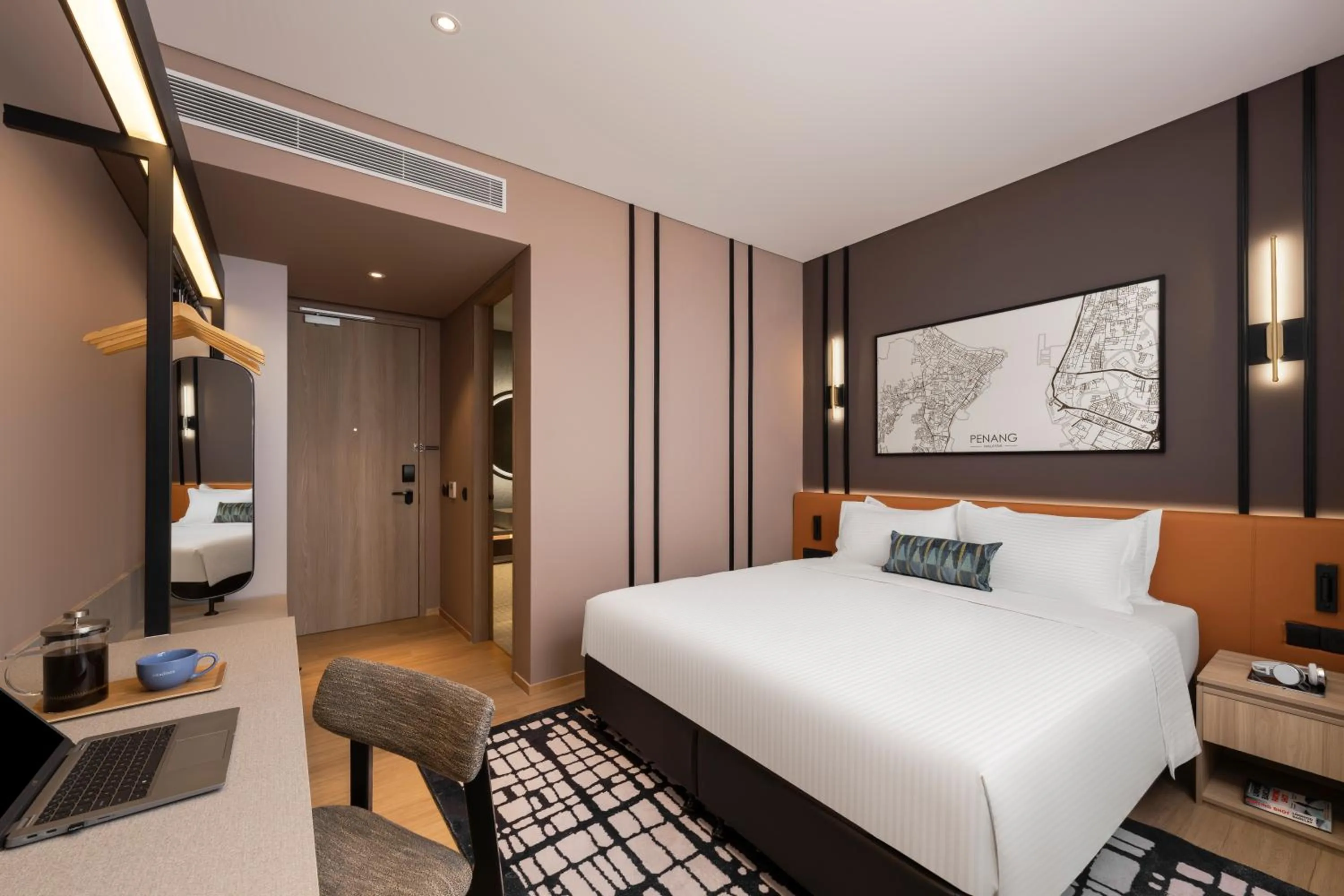 Bed in Citadines Connect Cecil Georgetown Penang