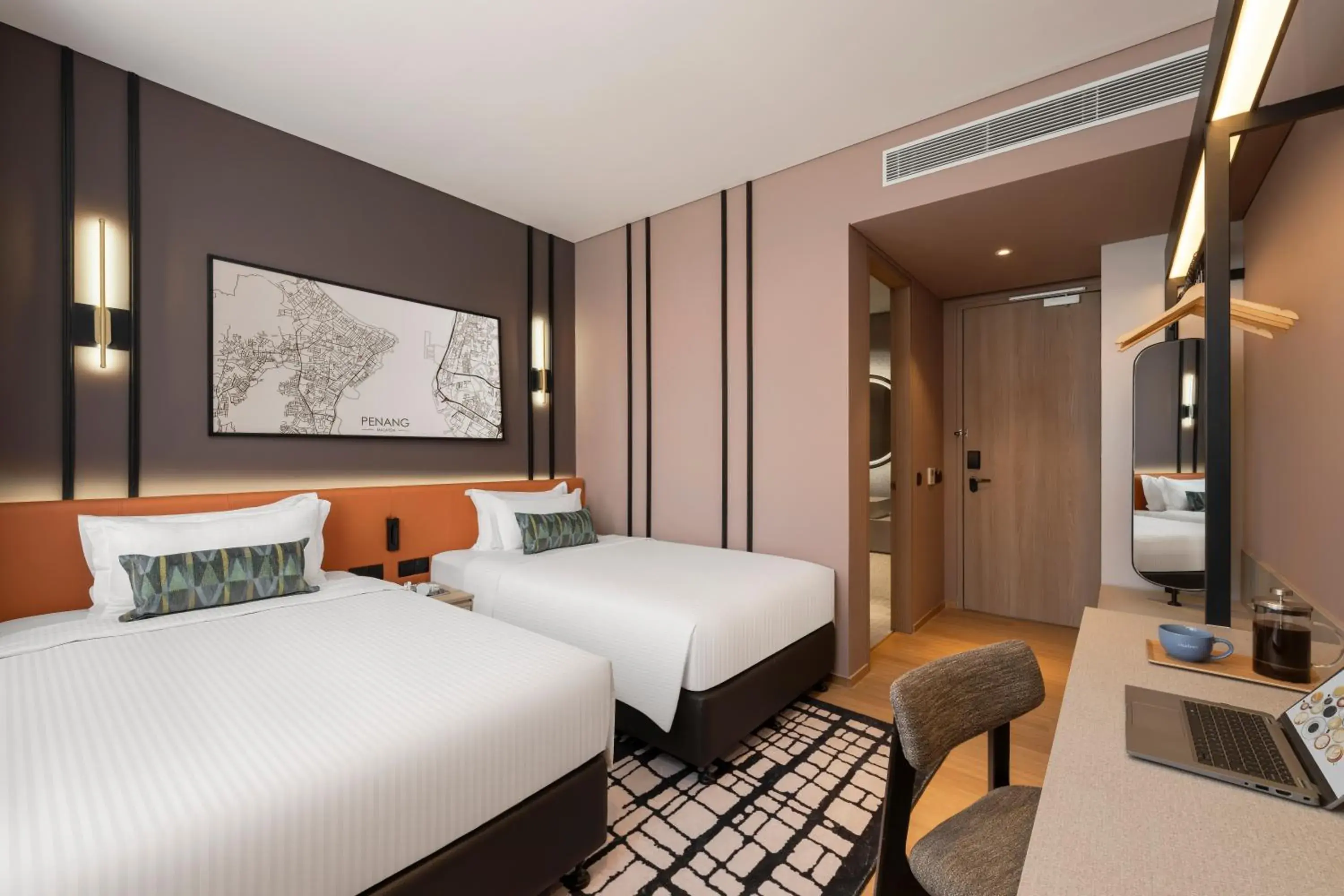 Standard Twin Windowless in Citadines Connect Cecil Georgetown Penang Standard Twin Windowless in Citadines Connect Cecil Georgetown Penang