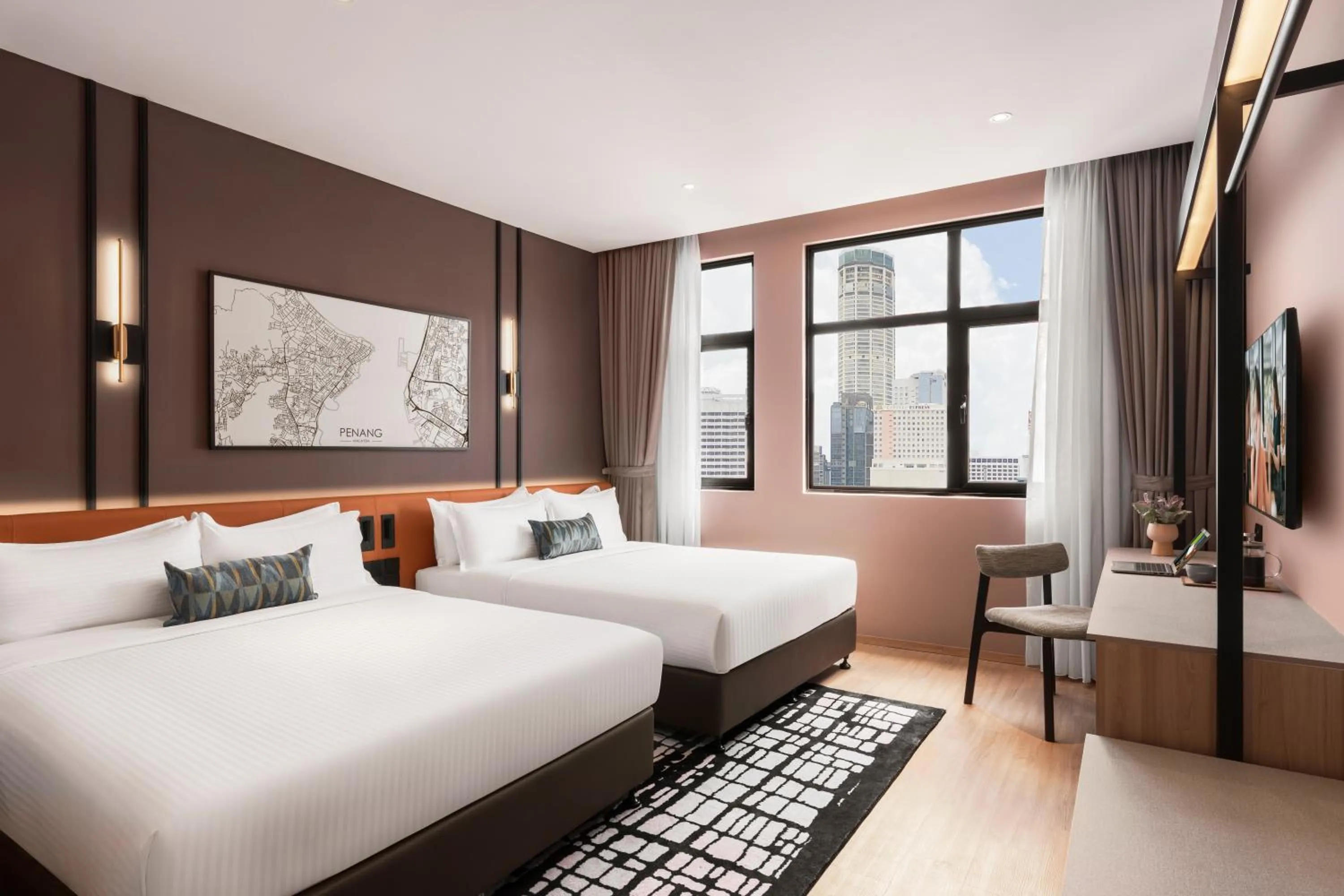 Bedroom, Bed in Citadines Connect Cecil Georgetown Penang