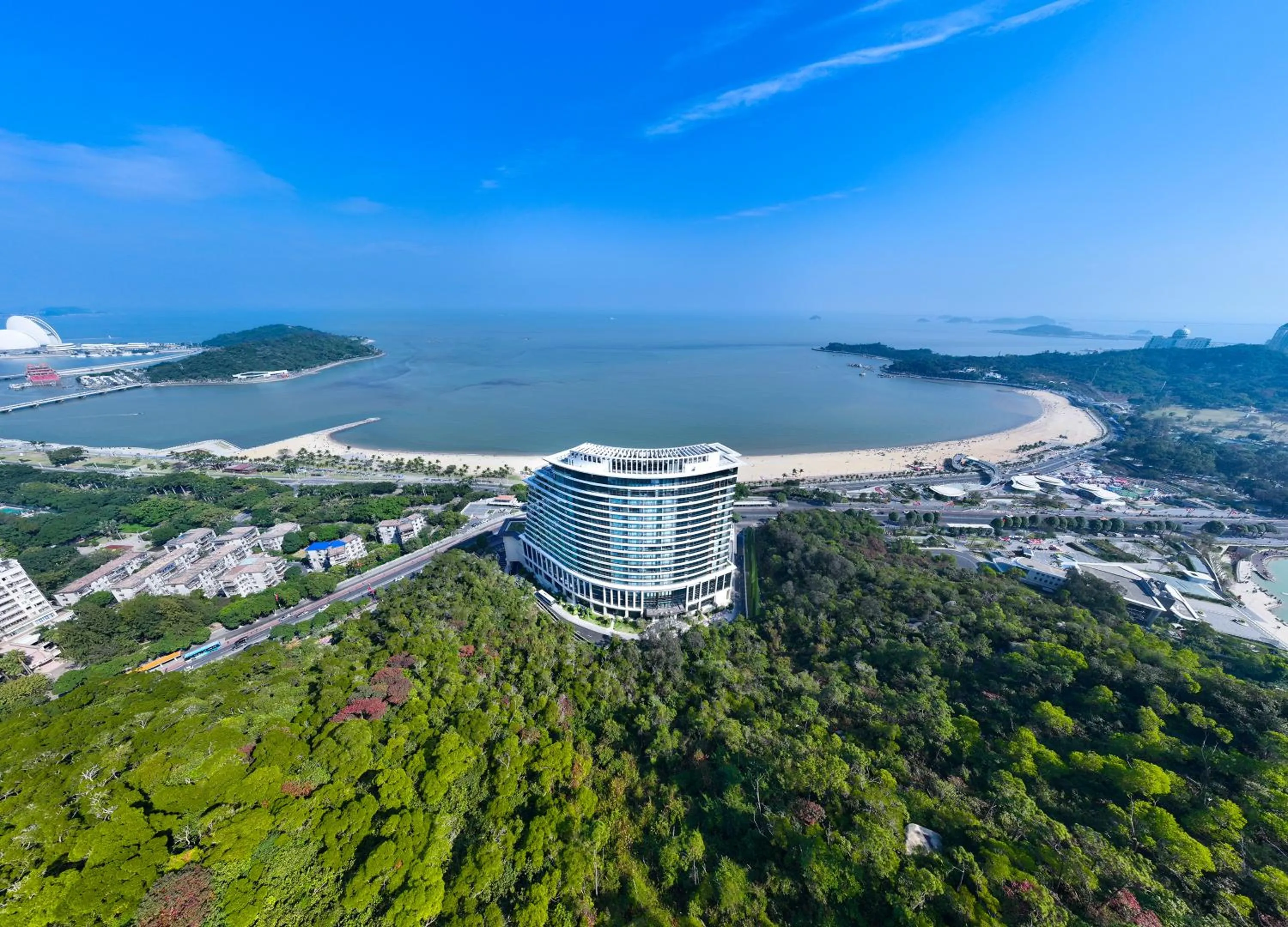 Bird's eye view in Grand Ocean View Hotel Zhuhai