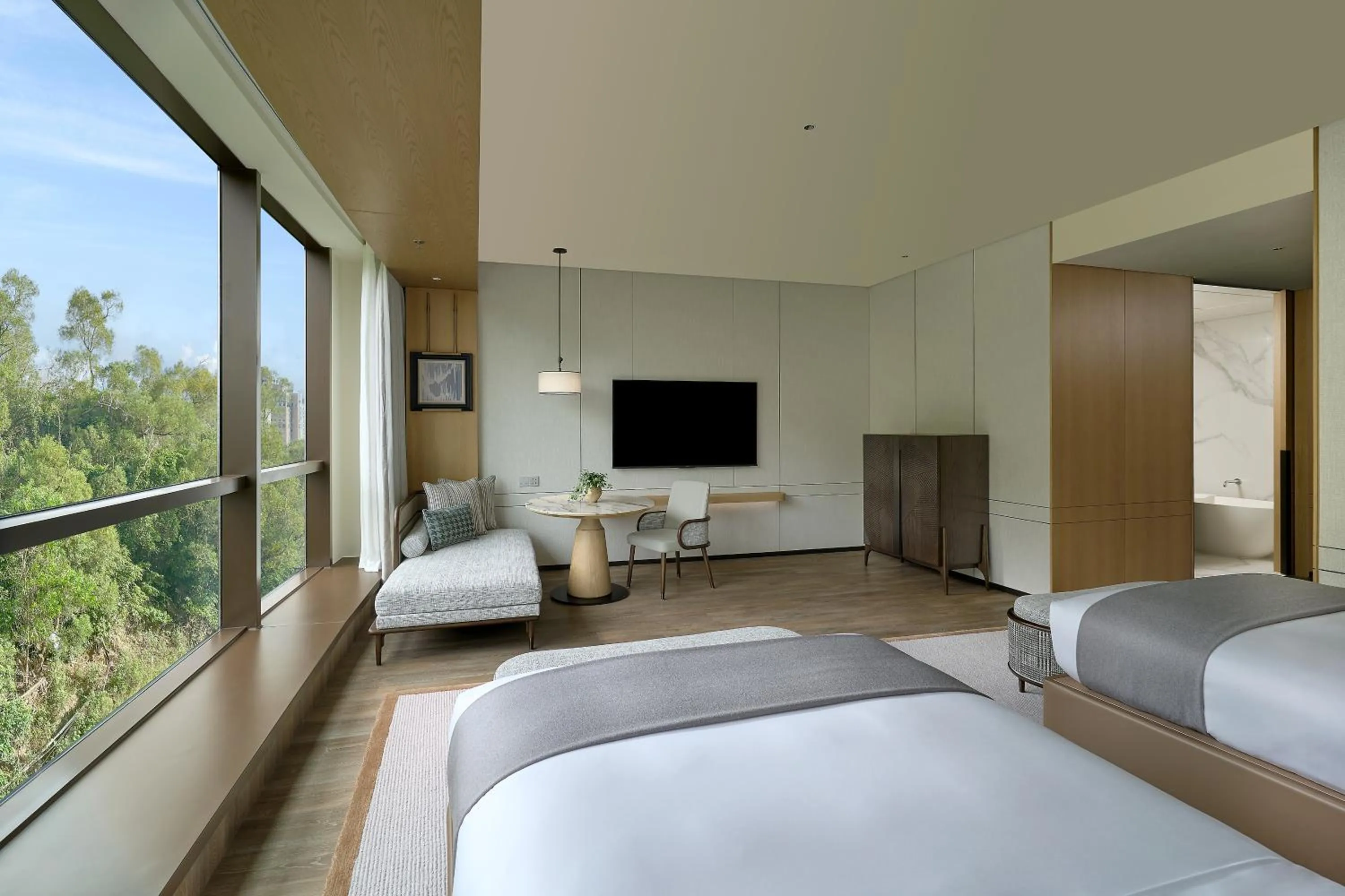 Bedroom, Bed in Grand Ocean View Hotel Zhuhai