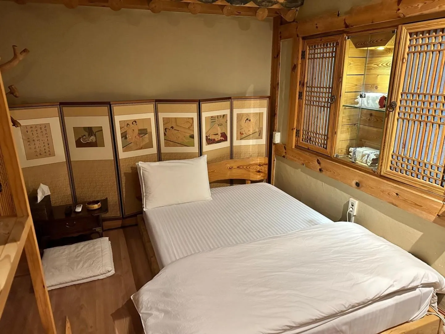 Bed in Arirang Hanok Stay