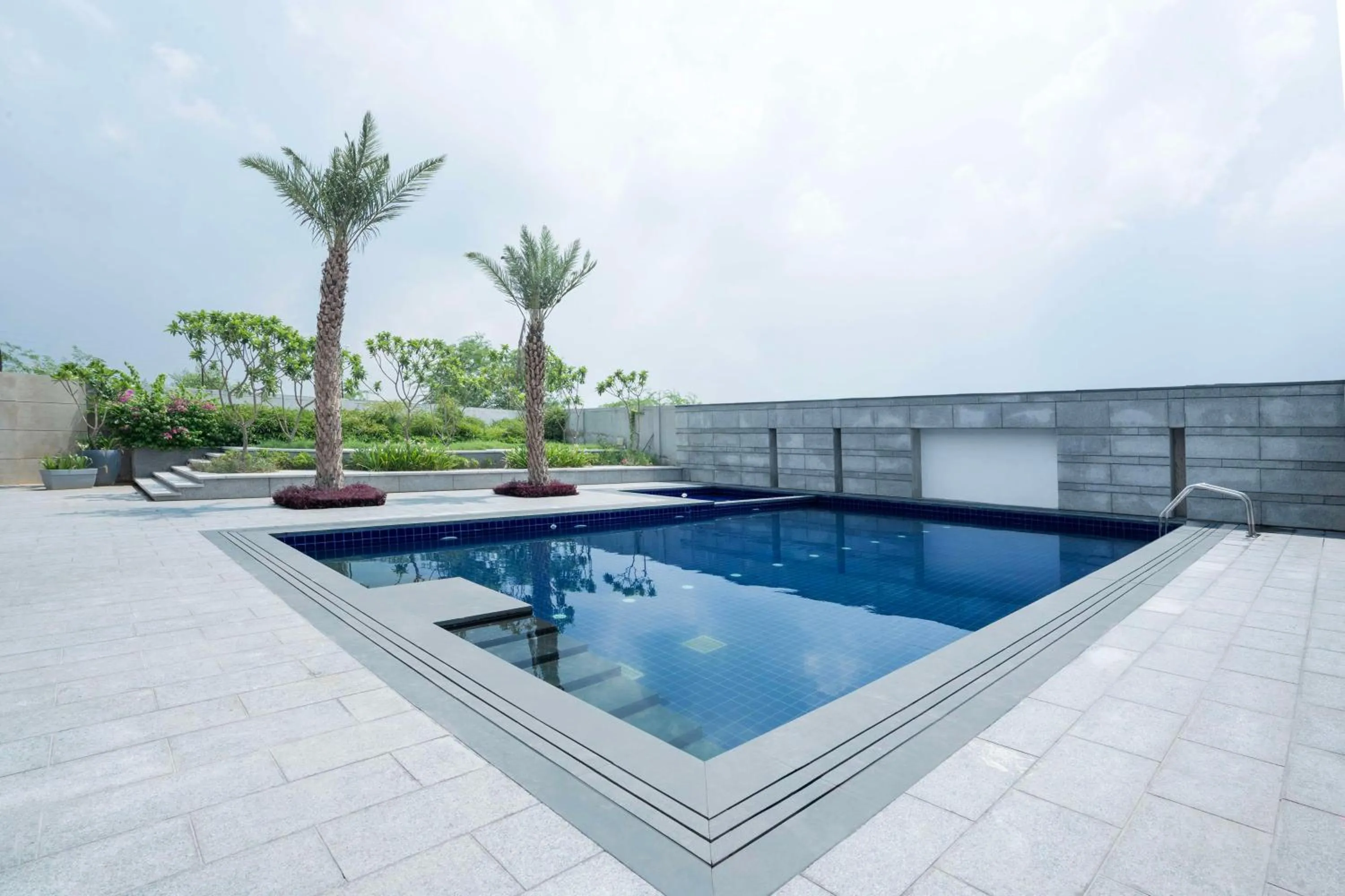 Pool view in Radisson Hotel Vrindavan