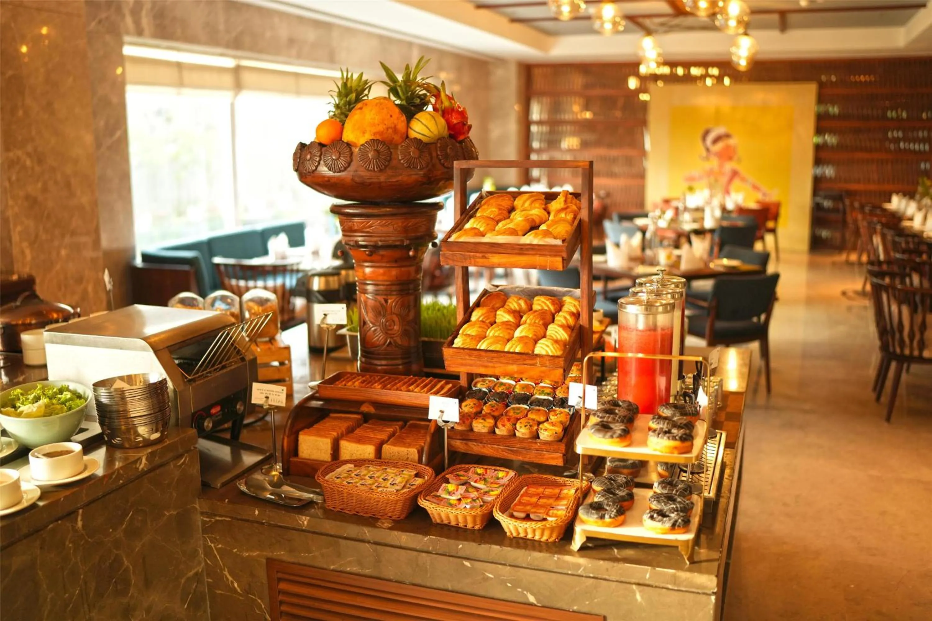 Breakfast in Radisson Hotel Vrindavan