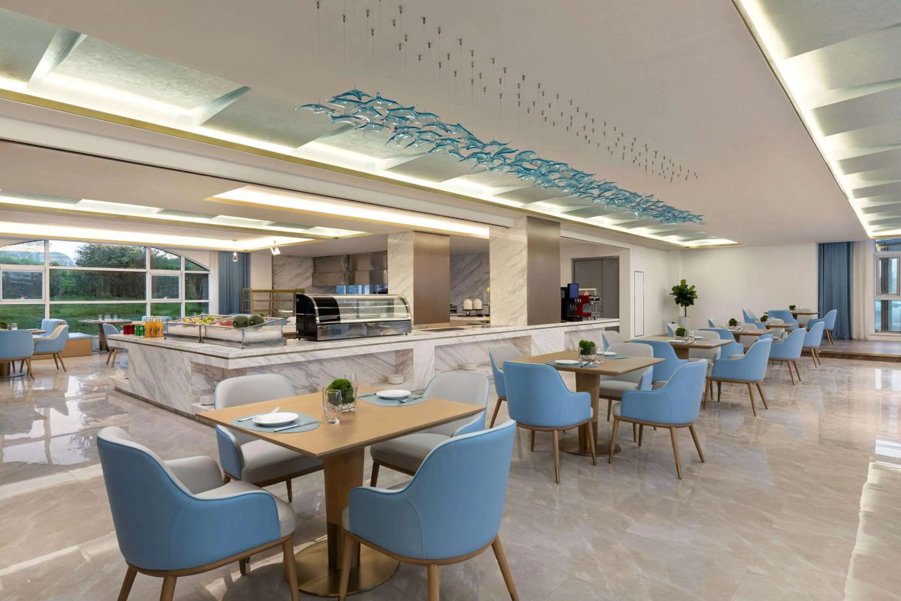 Restaurant/places to eat in Wyndham Garden Rizhao Donggang Resort