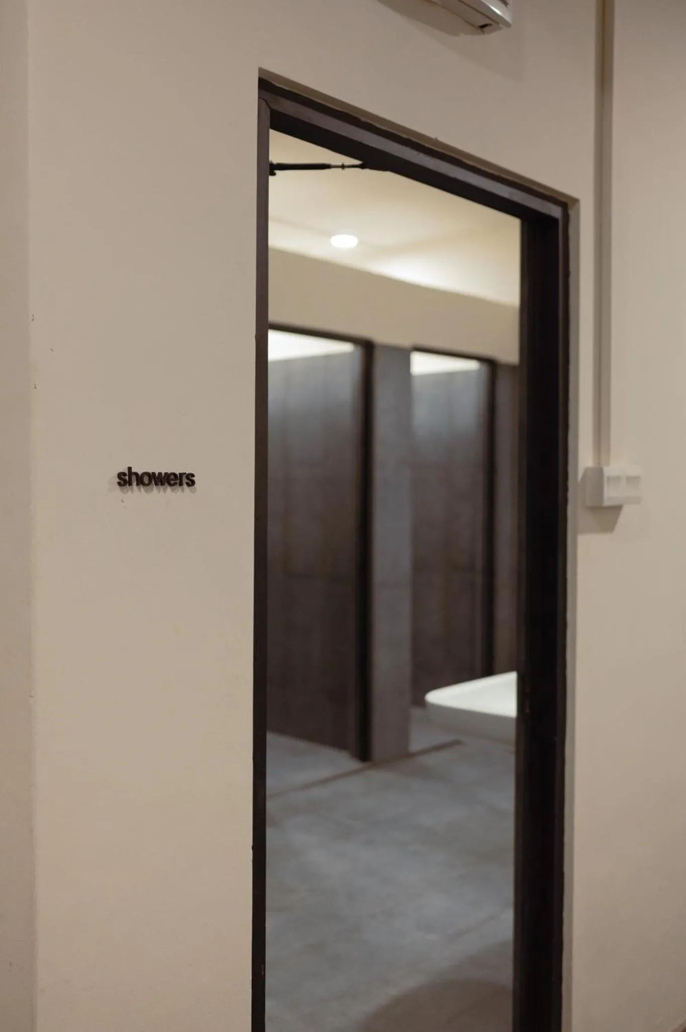 Bathroom in Snooze Station by Sydney Galle