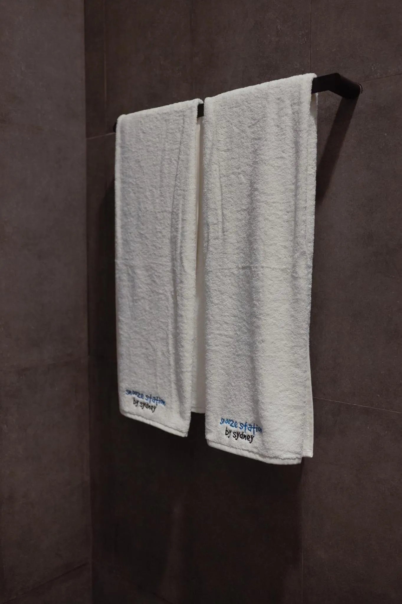 towels in Snooze Station by Sydney Galle