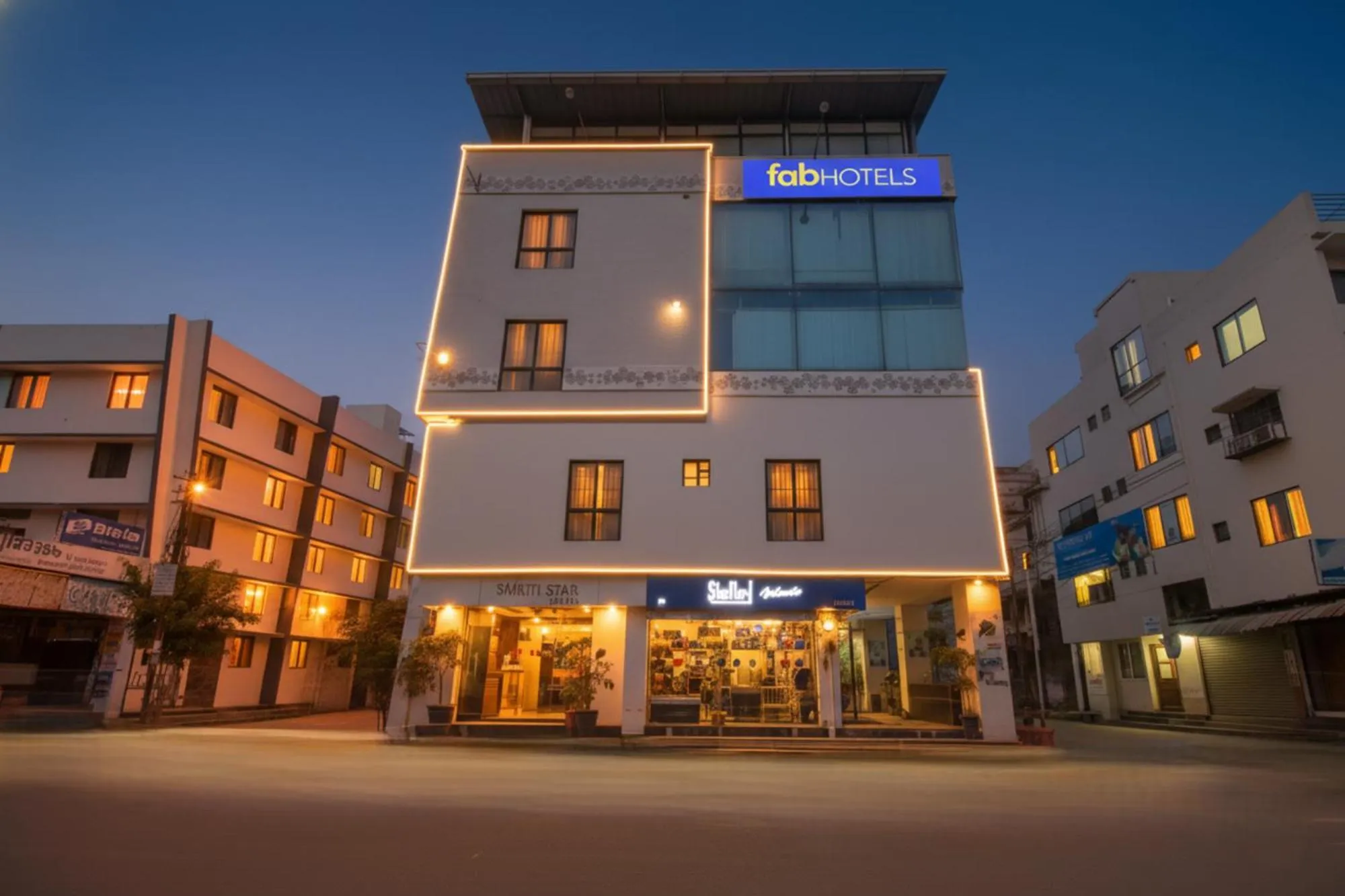 Property building in FabHotel Smriti Star