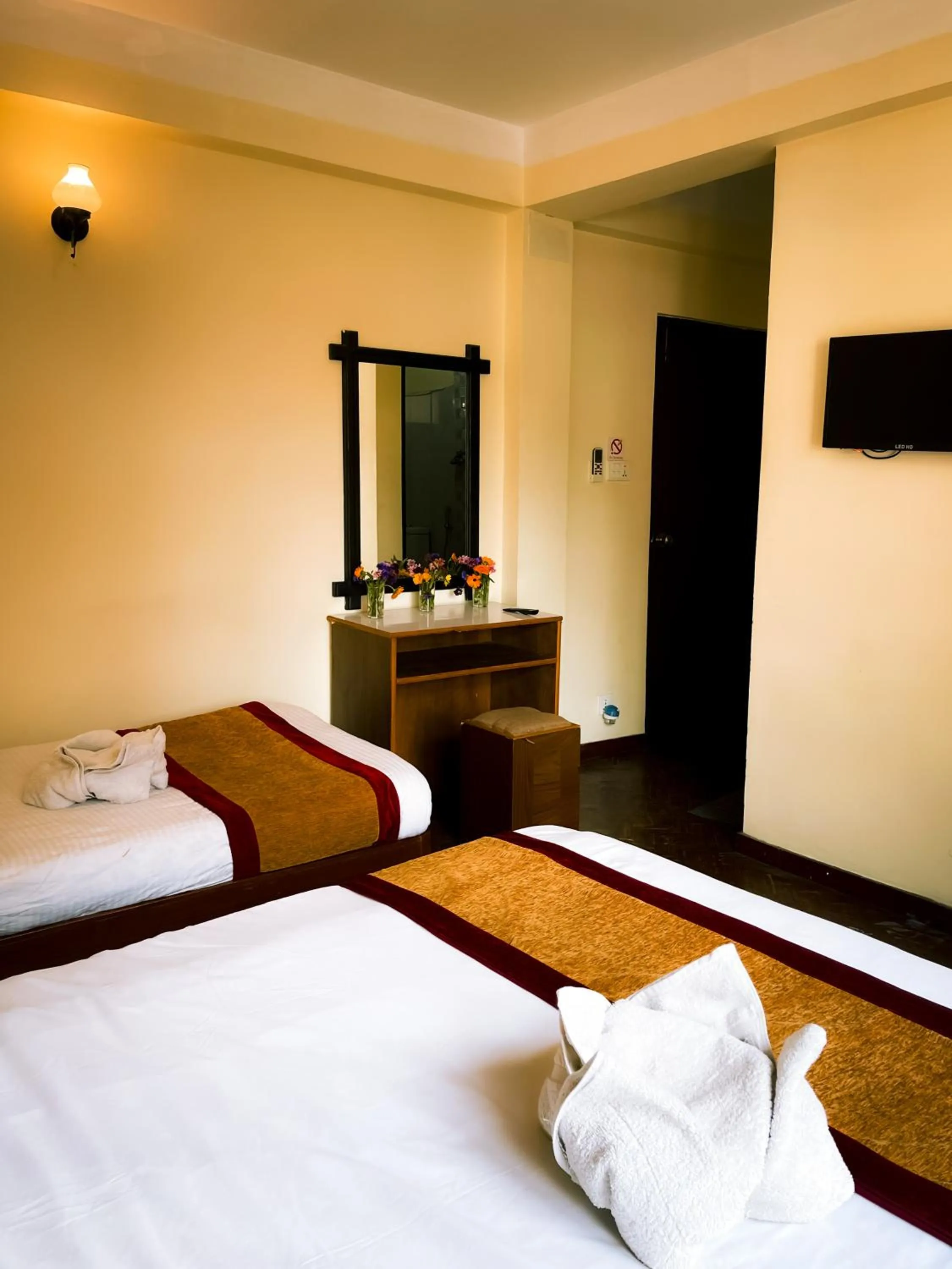 Bed in Hotel Atlantic