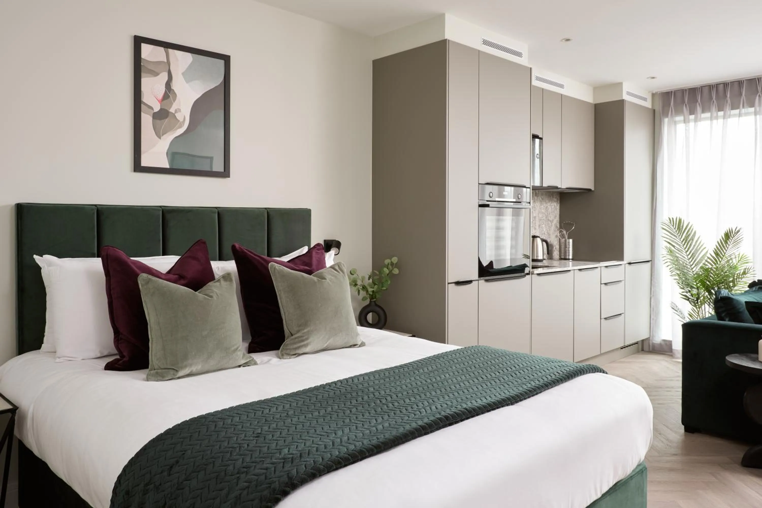 Bed in London City East by Viridian Apartments