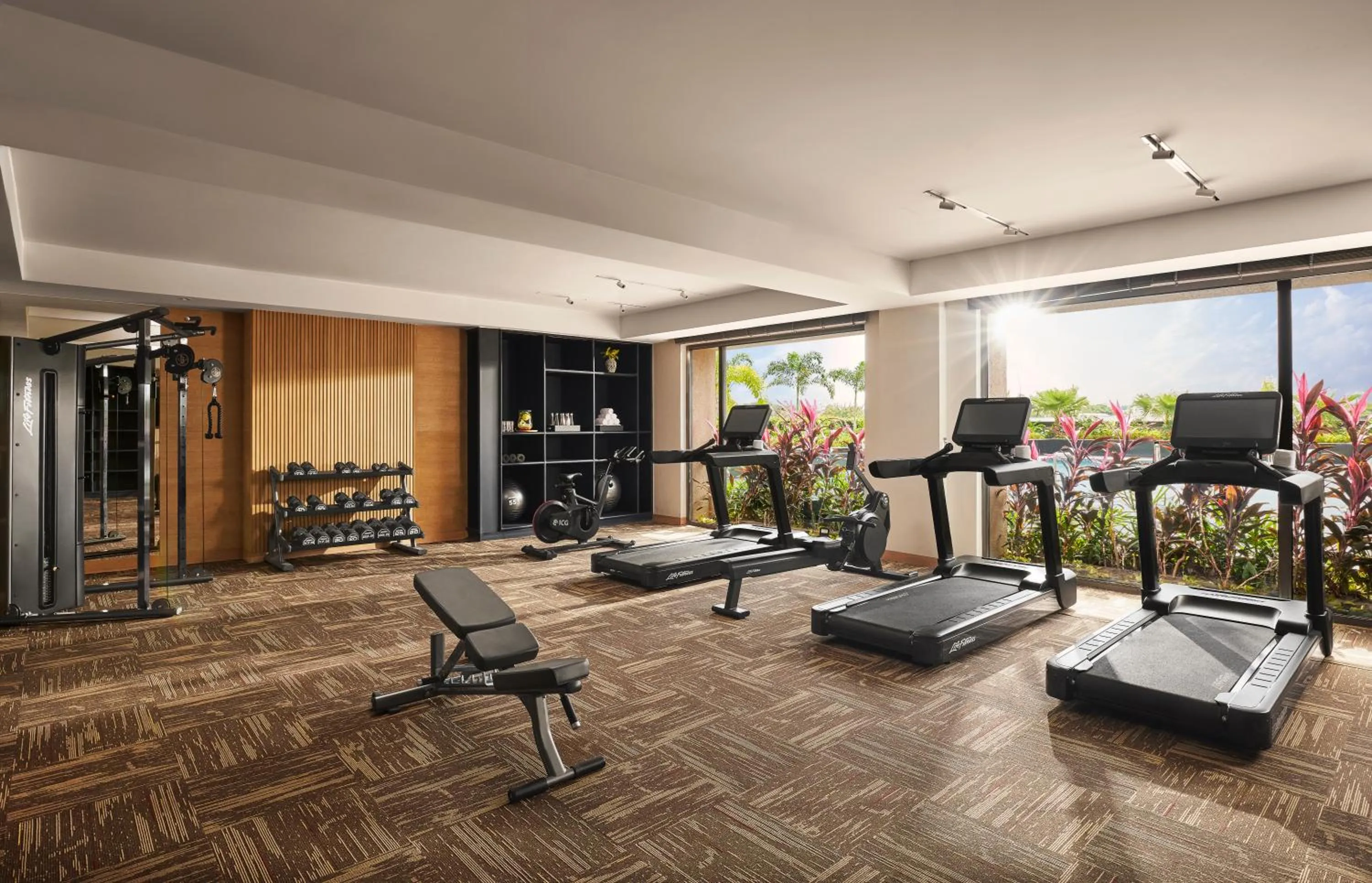 Fitness centre/facilities in Hyatt Place Aurangabad Airport