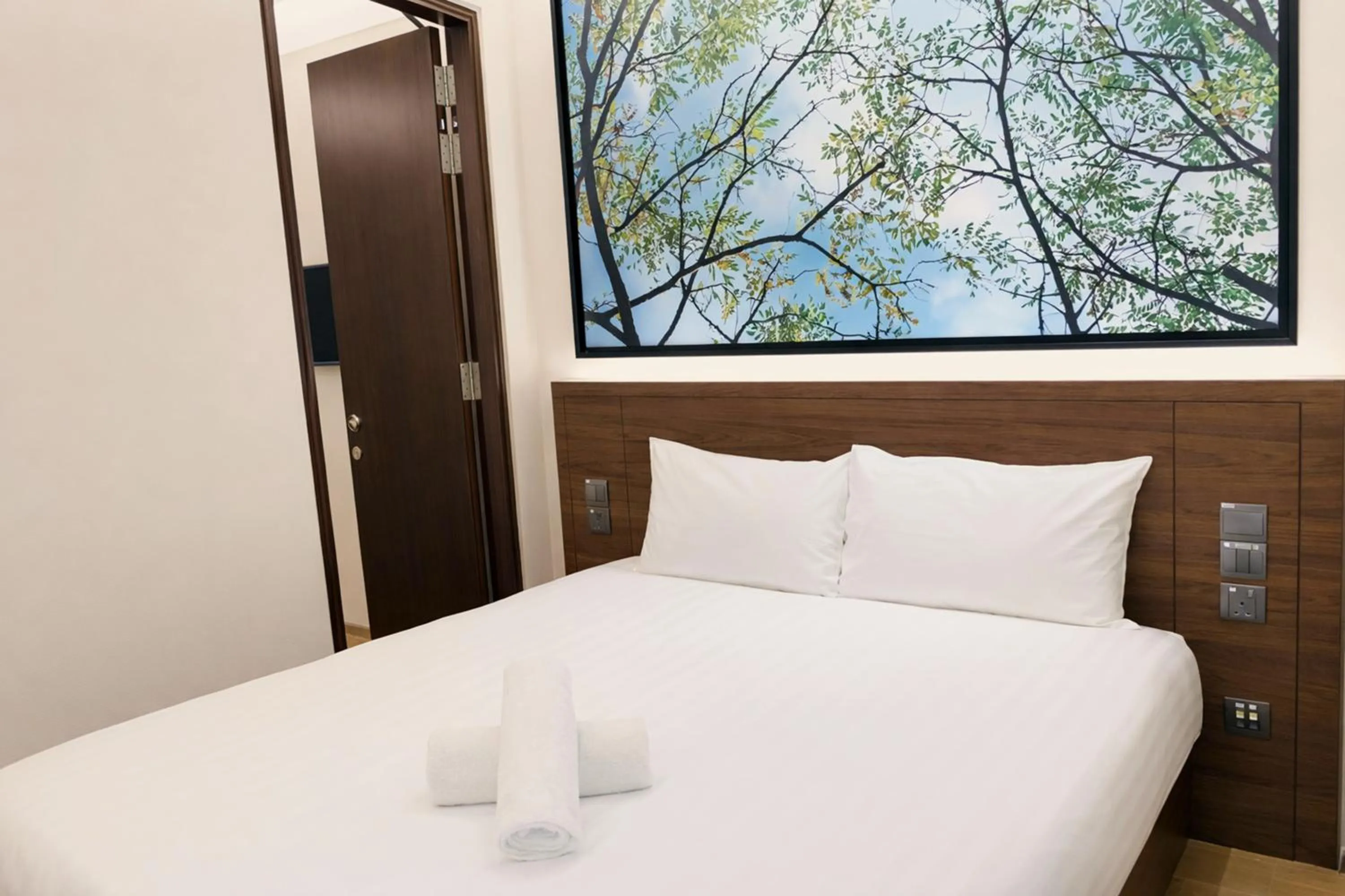 Bed in A Hotel Bugis