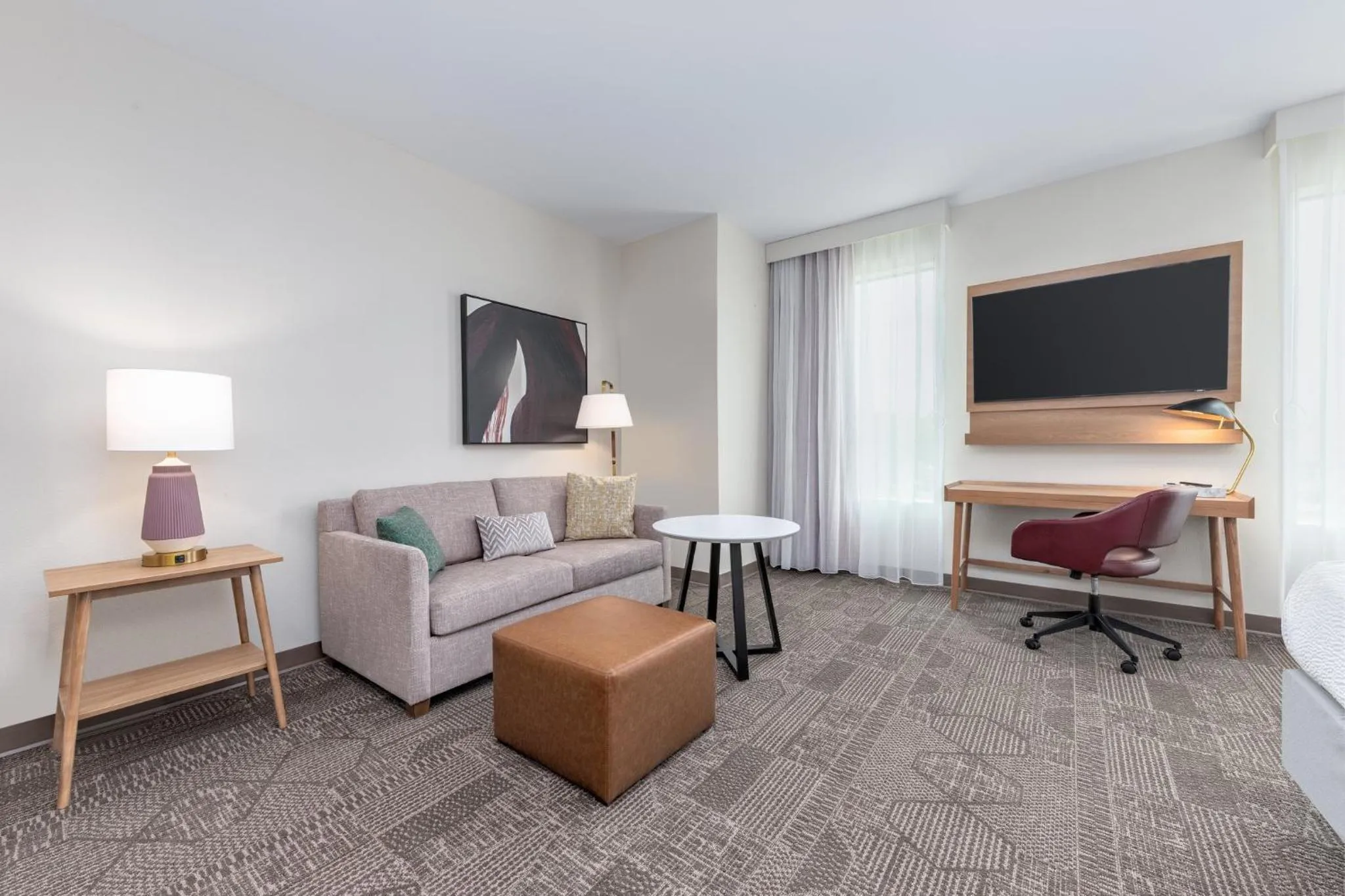 Photo of the whole room, Bed in Staybridge Suites Port Arthur - by IHG