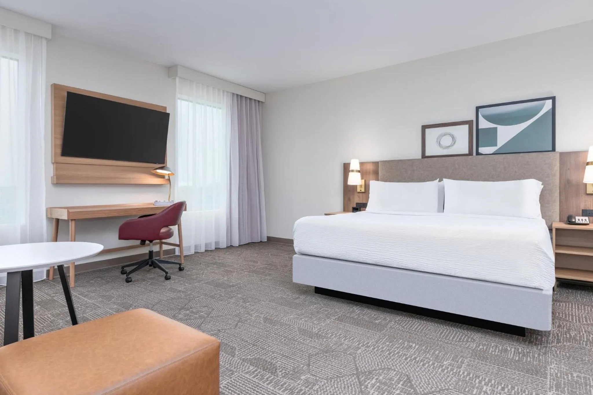 Photo of the whole room, Bed in Staybridge Suites Port Arthur - by IHG